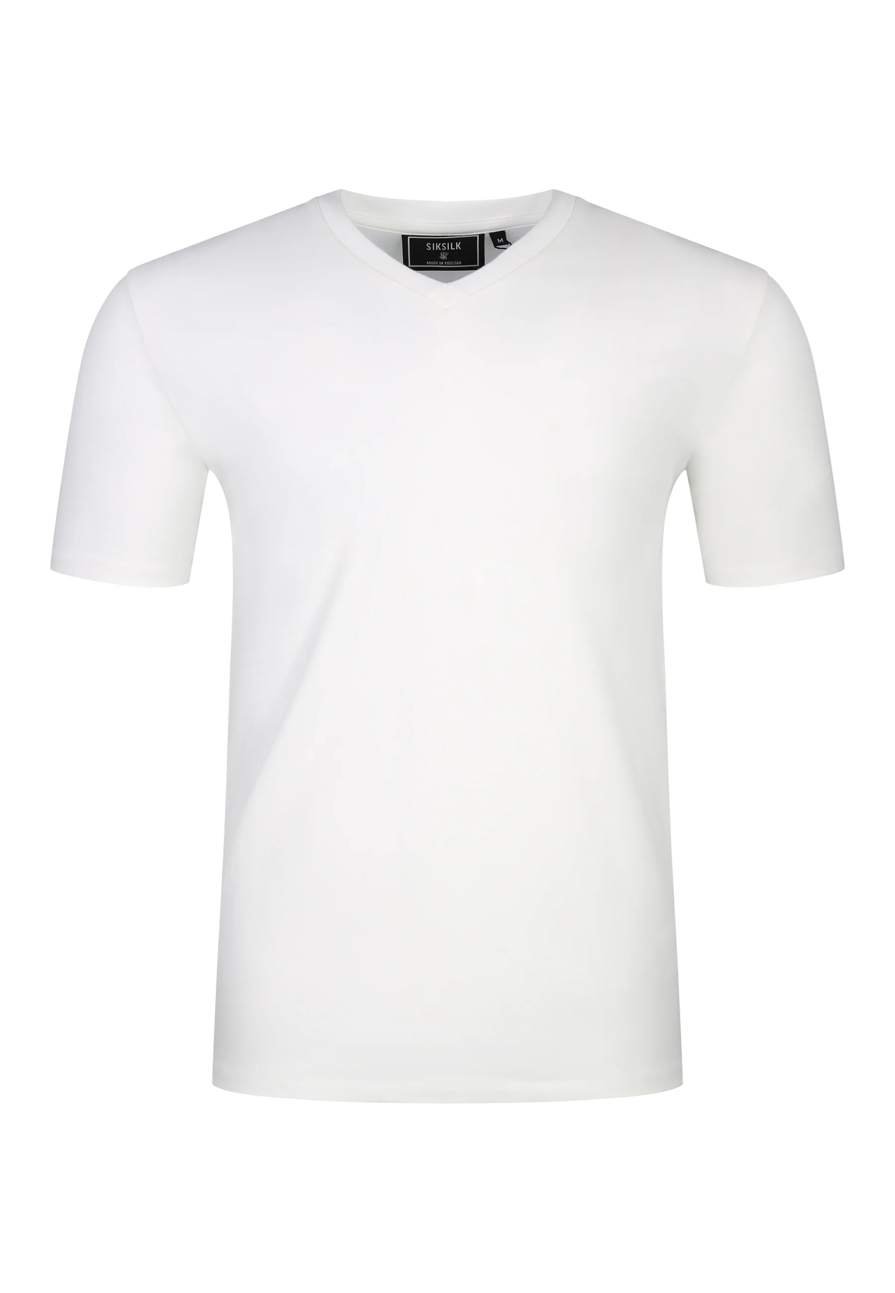 White V-Neck T-Shirt - Image 6