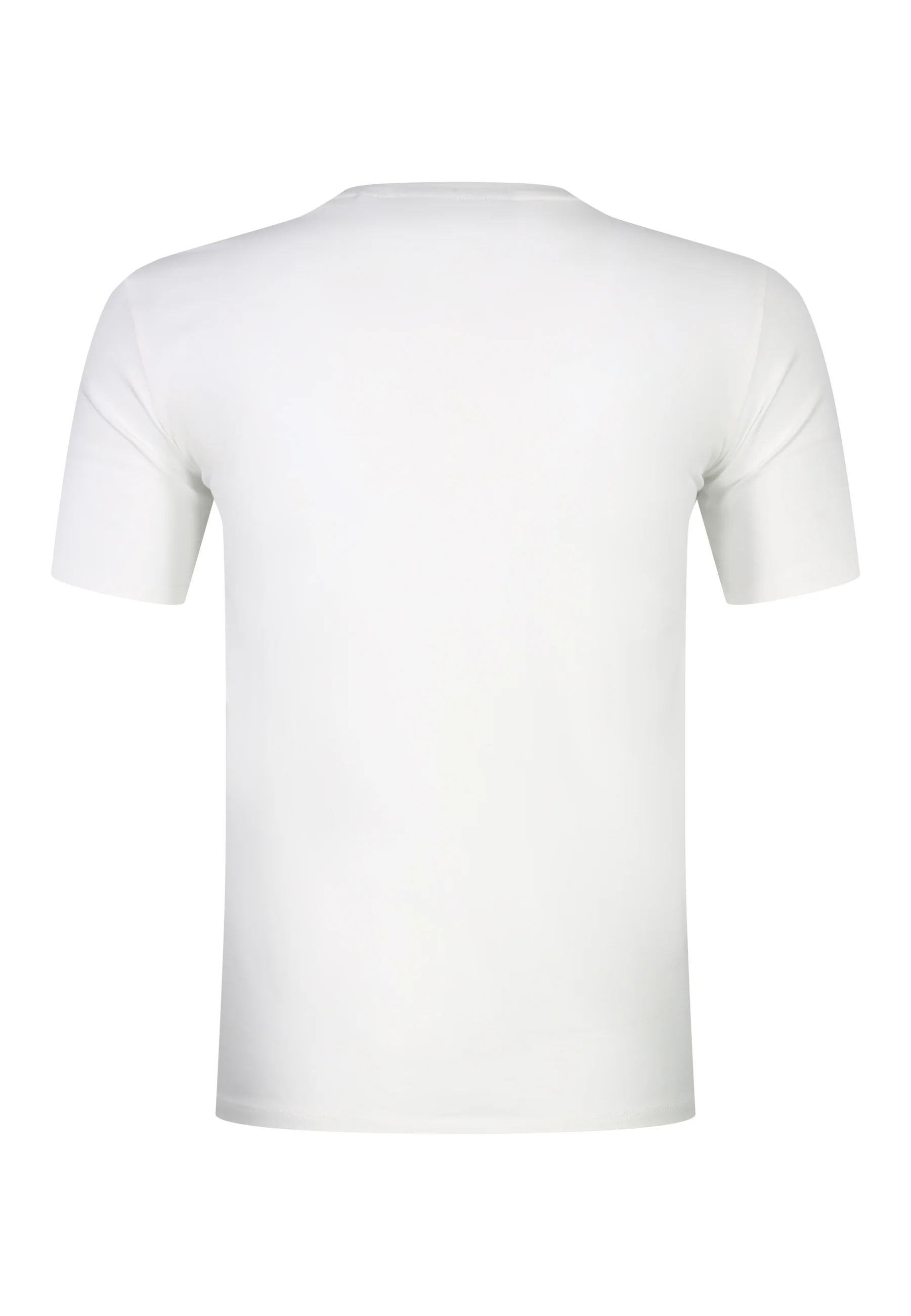 White V-Neck T-Shirt - Image 7