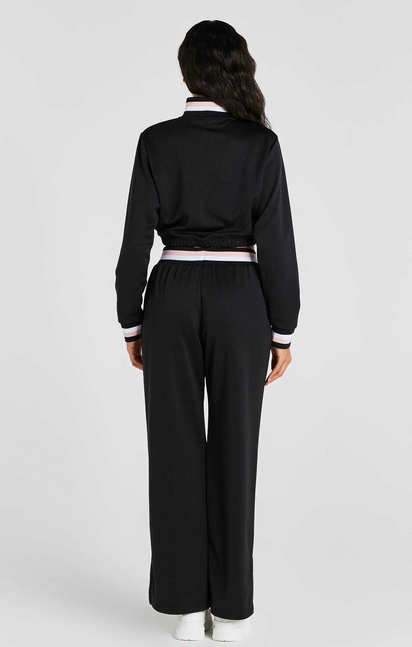 Black Varsity 1/4 Zip Track Top - Image 5
