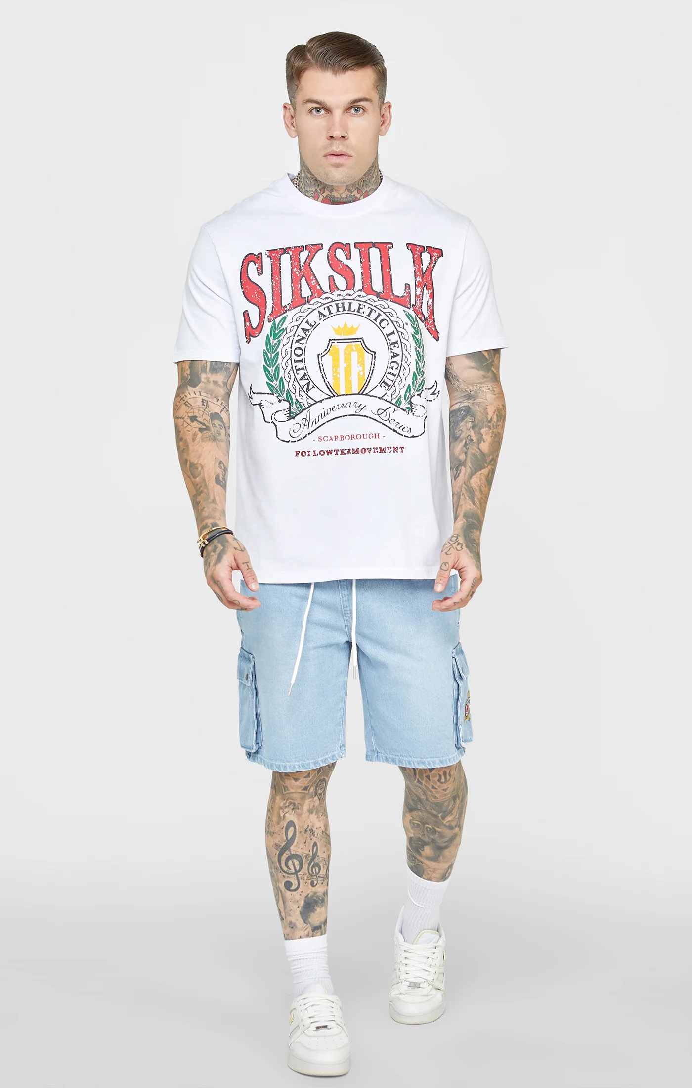 White Varsity Oversized T-Shirt - Image 3