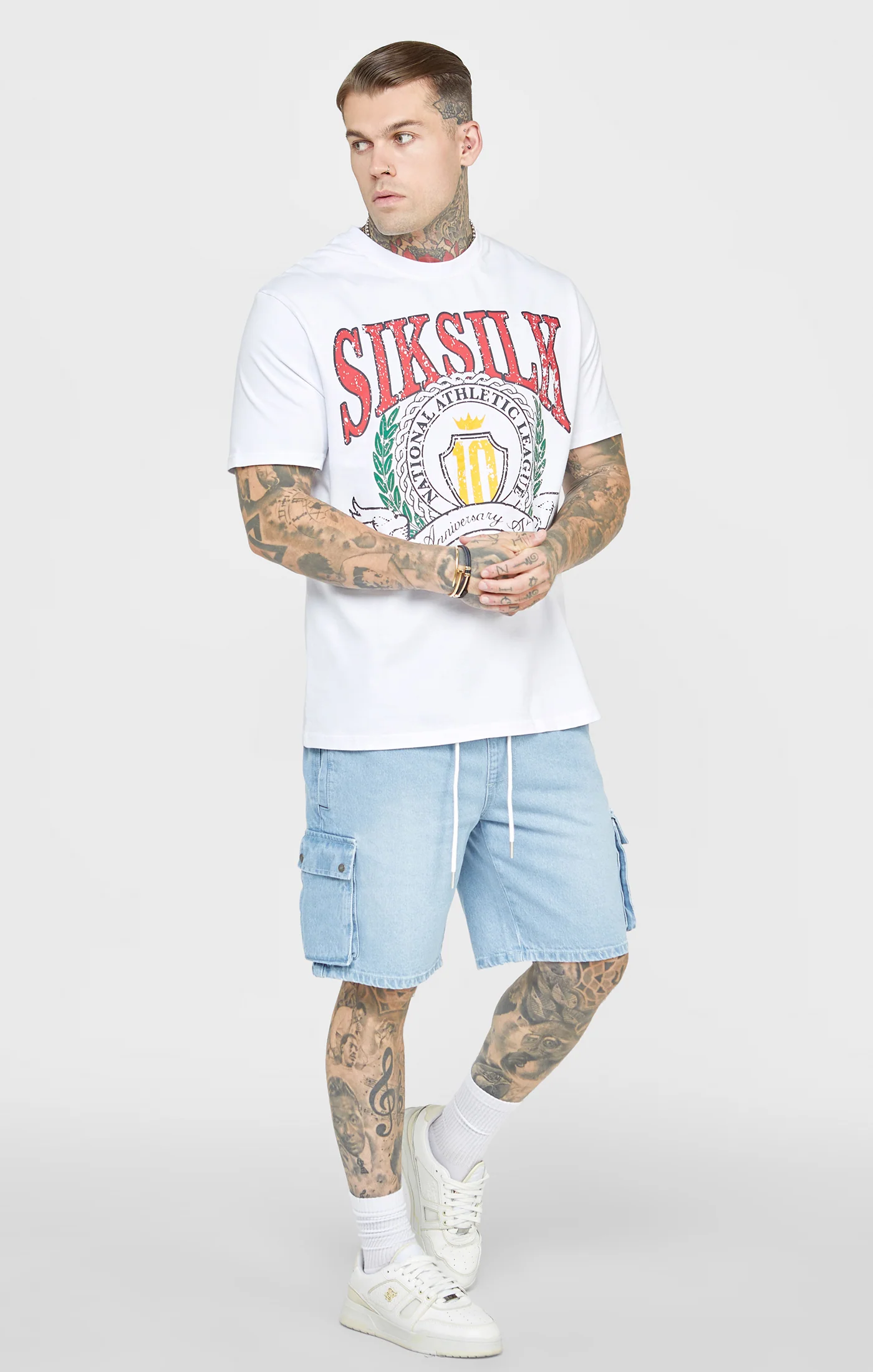 White Varsity Oversized T-Shirt - Image 4