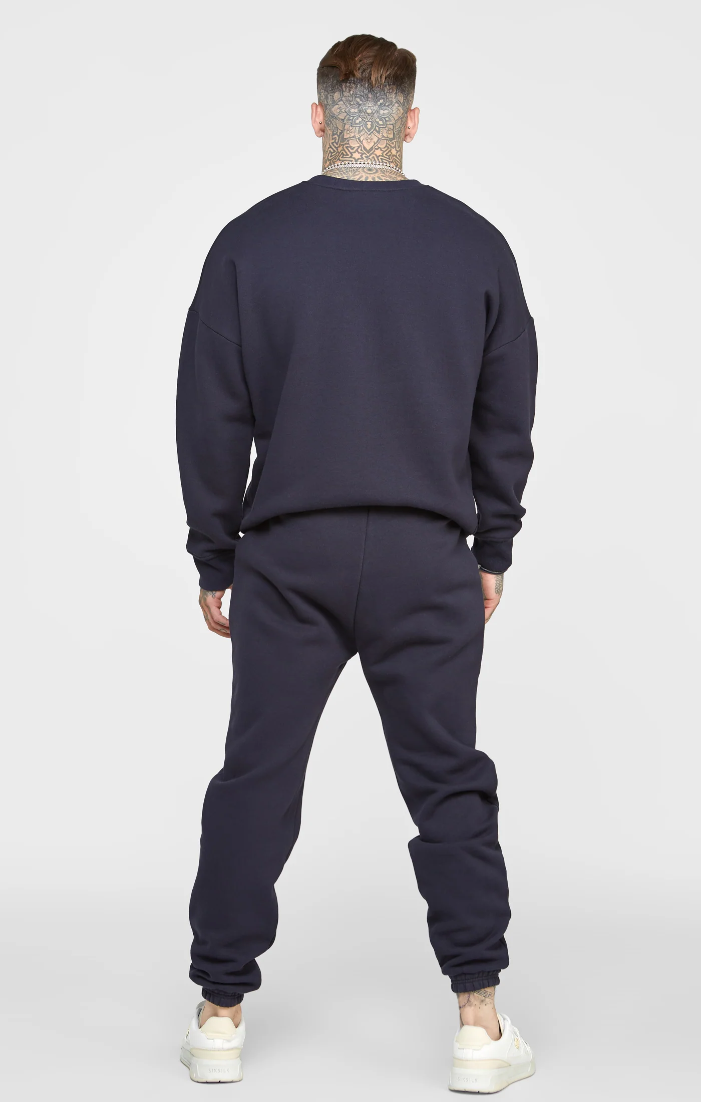 Navy Varsity Anniversary Print Relaxed Fit Jogger - Image 5