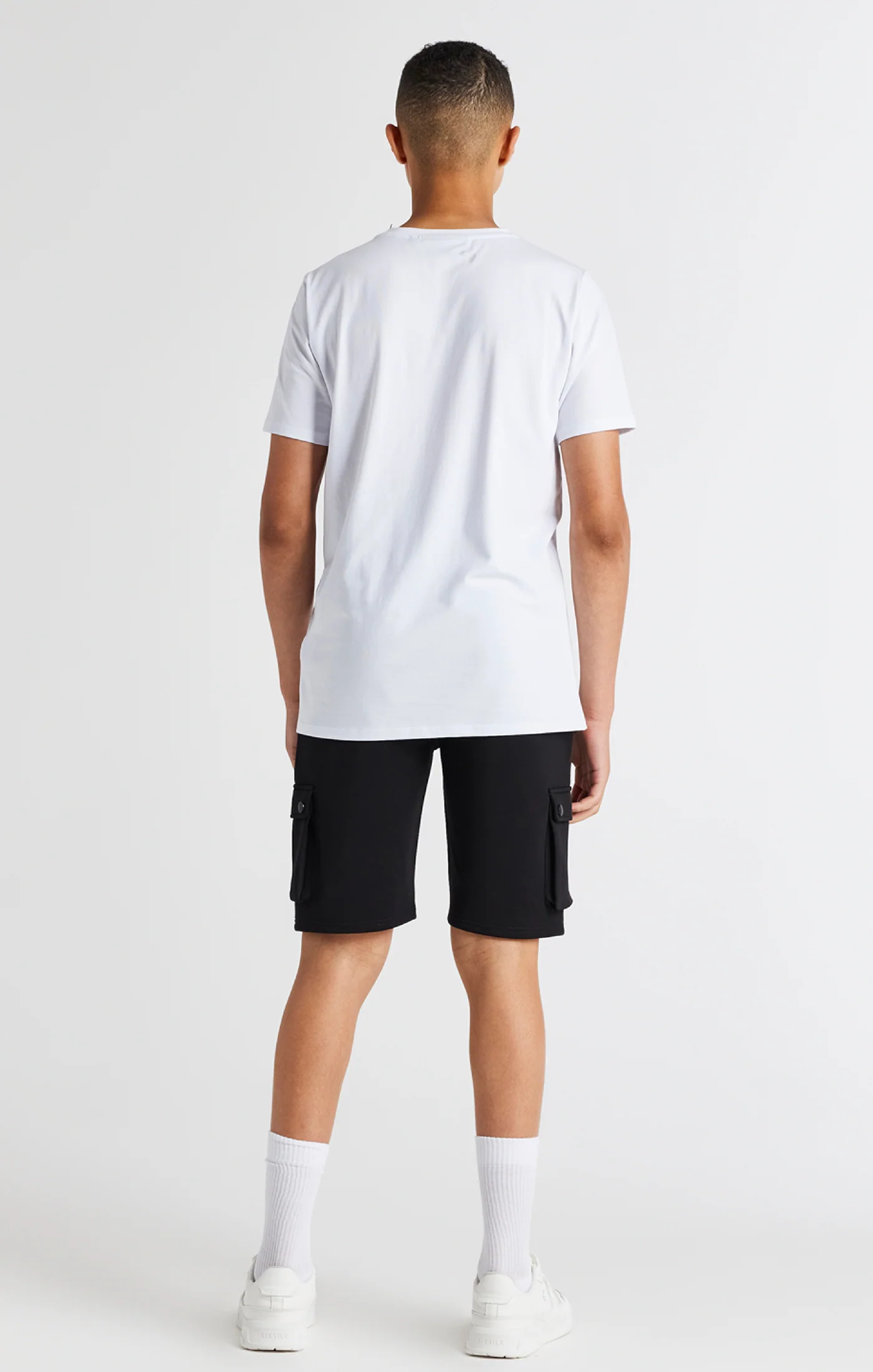 Boys White Varsity T-Shirt - Image 5