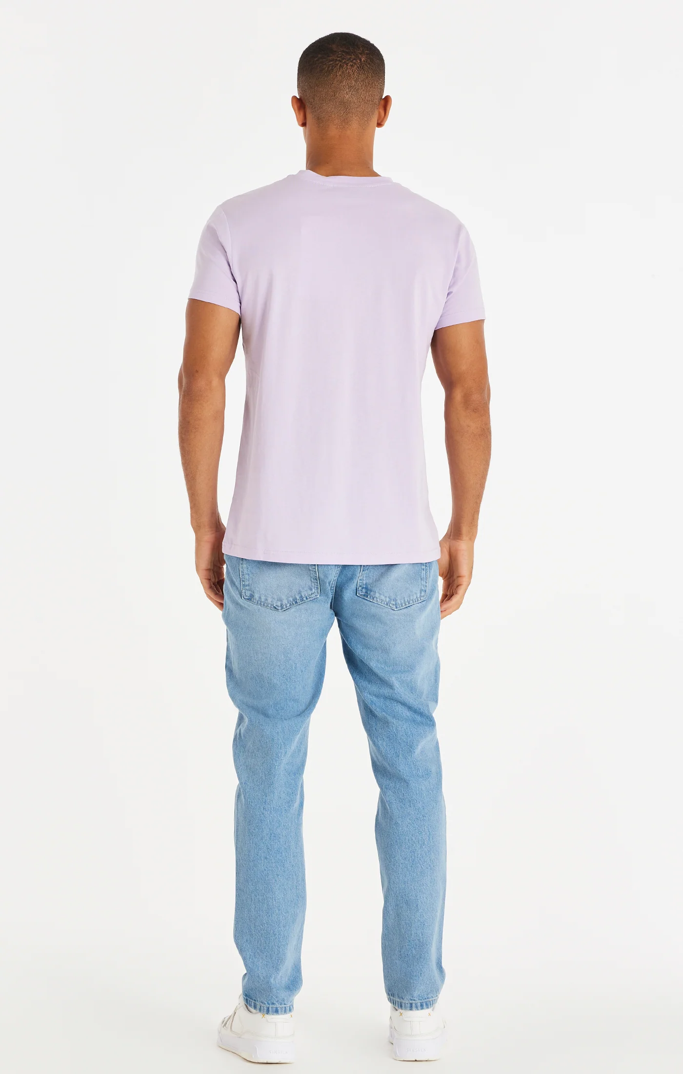 Lavender Varsity Boxy Fit T-Shirt - Image 5