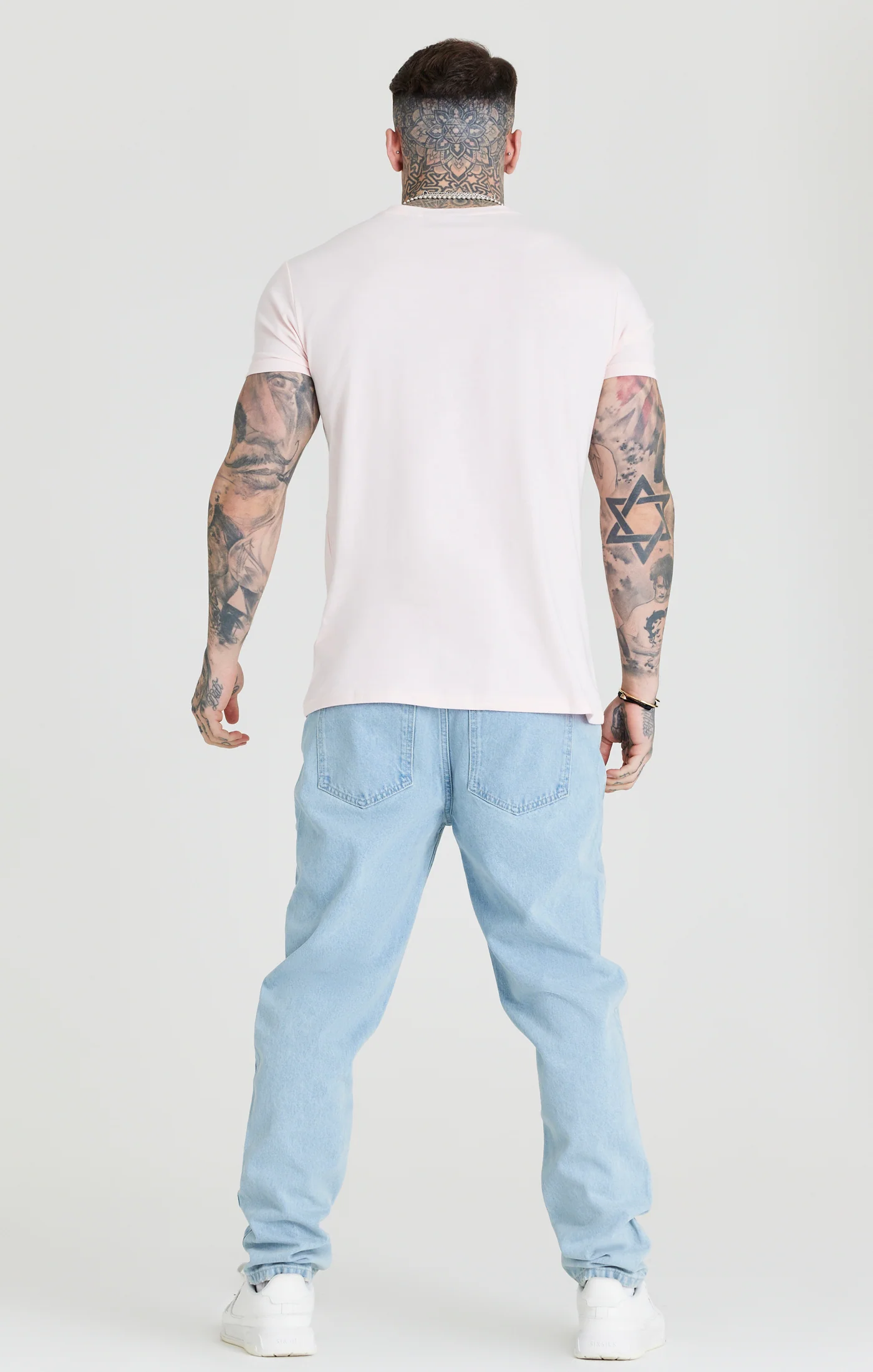 Pink Varsity Boxy Fit T-Shirt - Image 5
