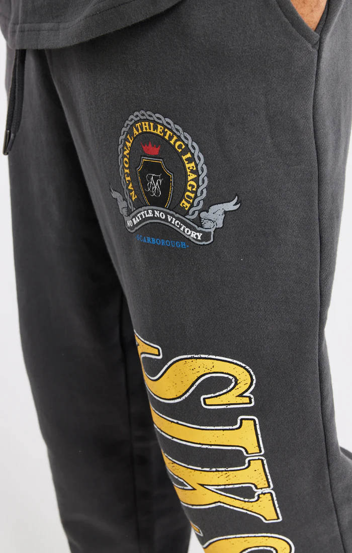 Grey Varsity Jogger - Image 3