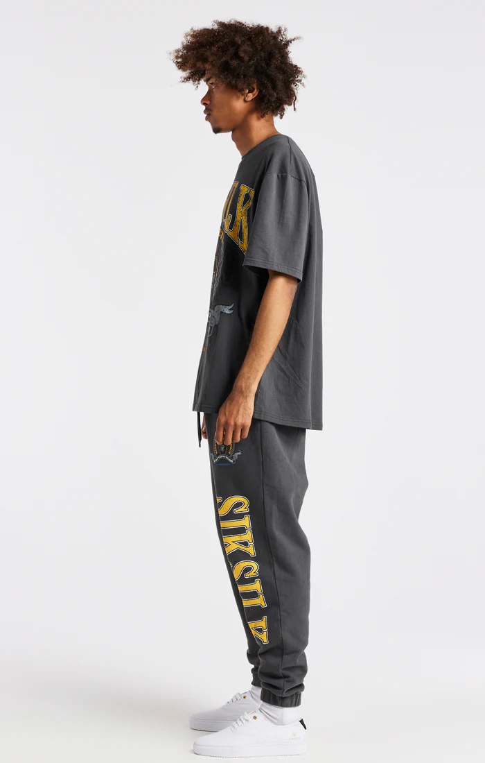 Grey Varsity Jogger - Image 5