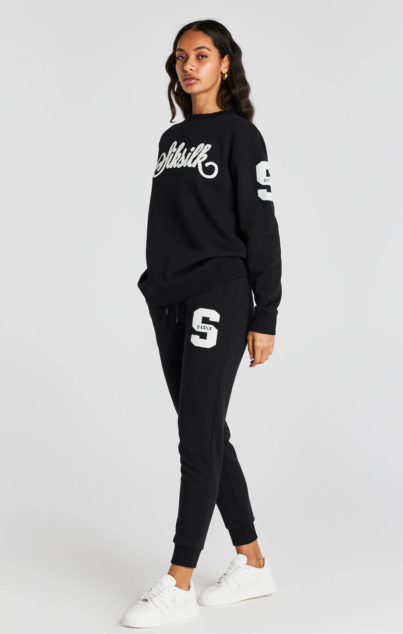 Black Varsity Logo Jogger - Image 3