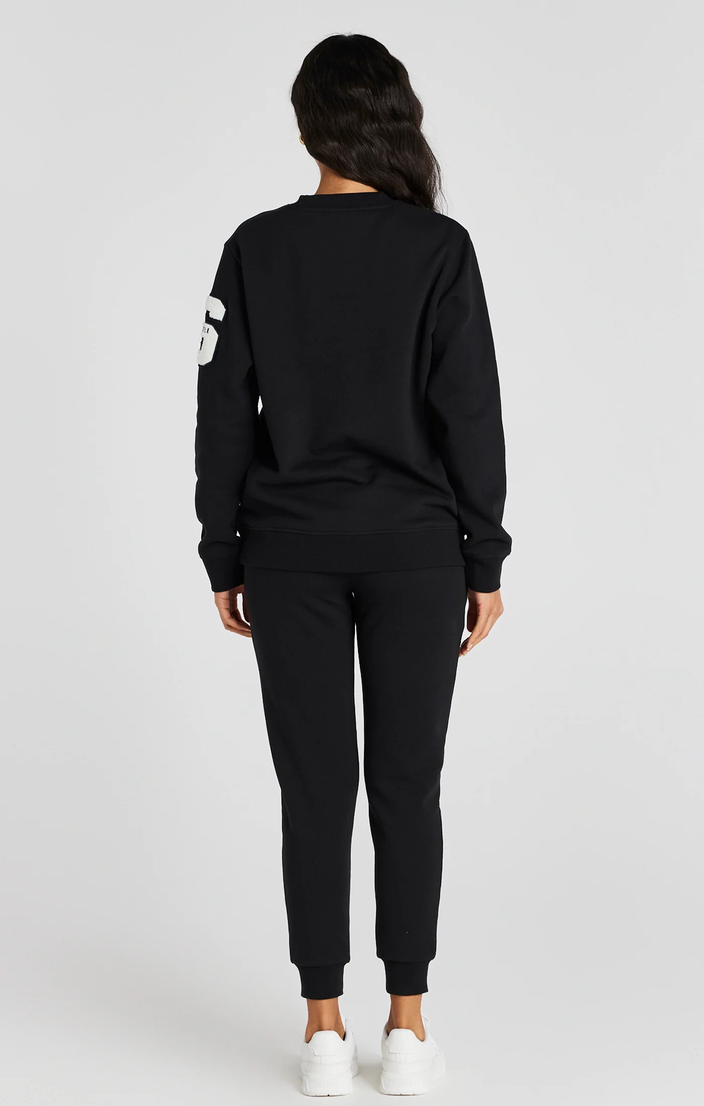 Black Varsity Logo Jogger - Image 5
