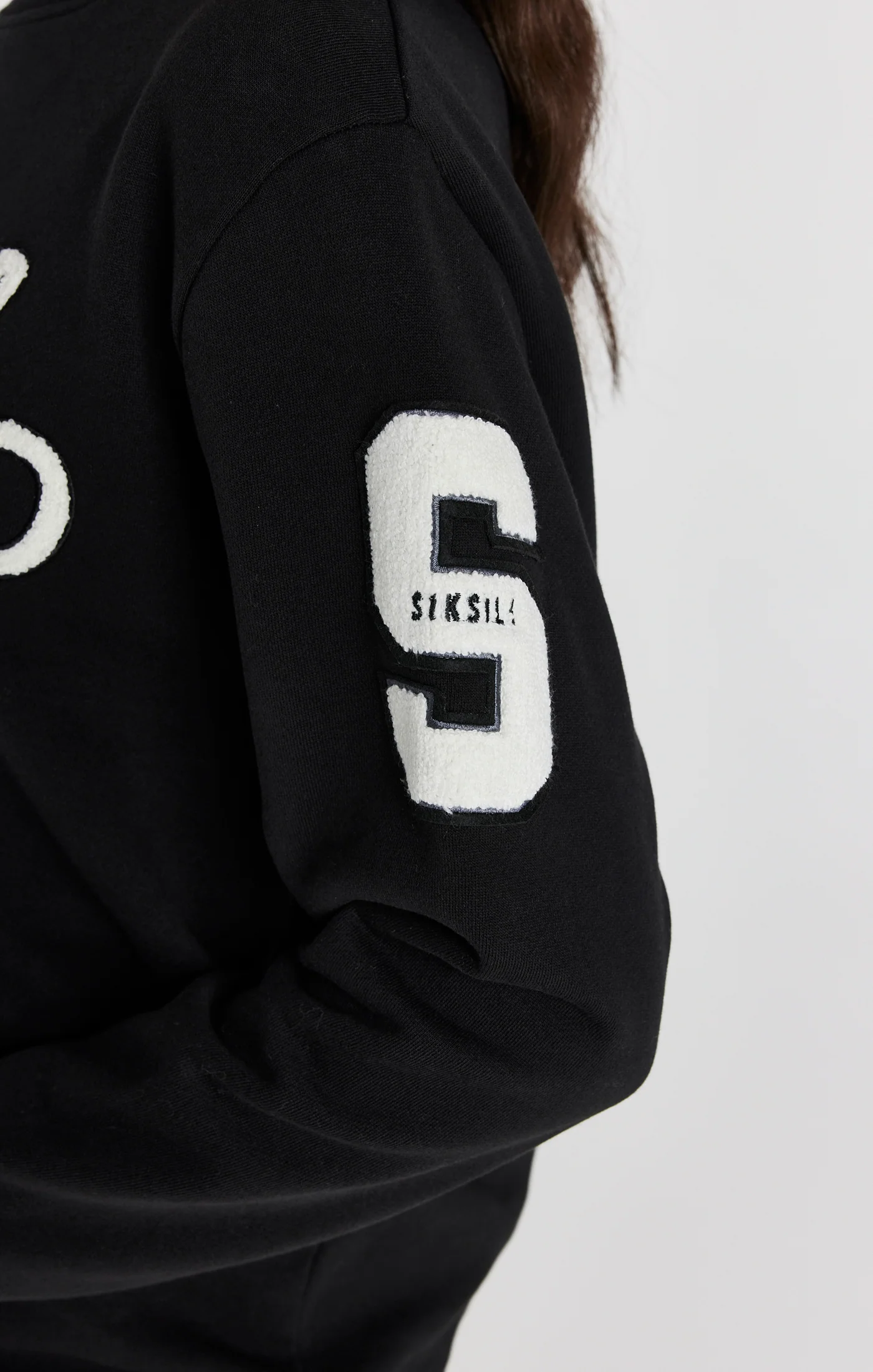 Black Varsity Logo Sweatshirt - Image 2