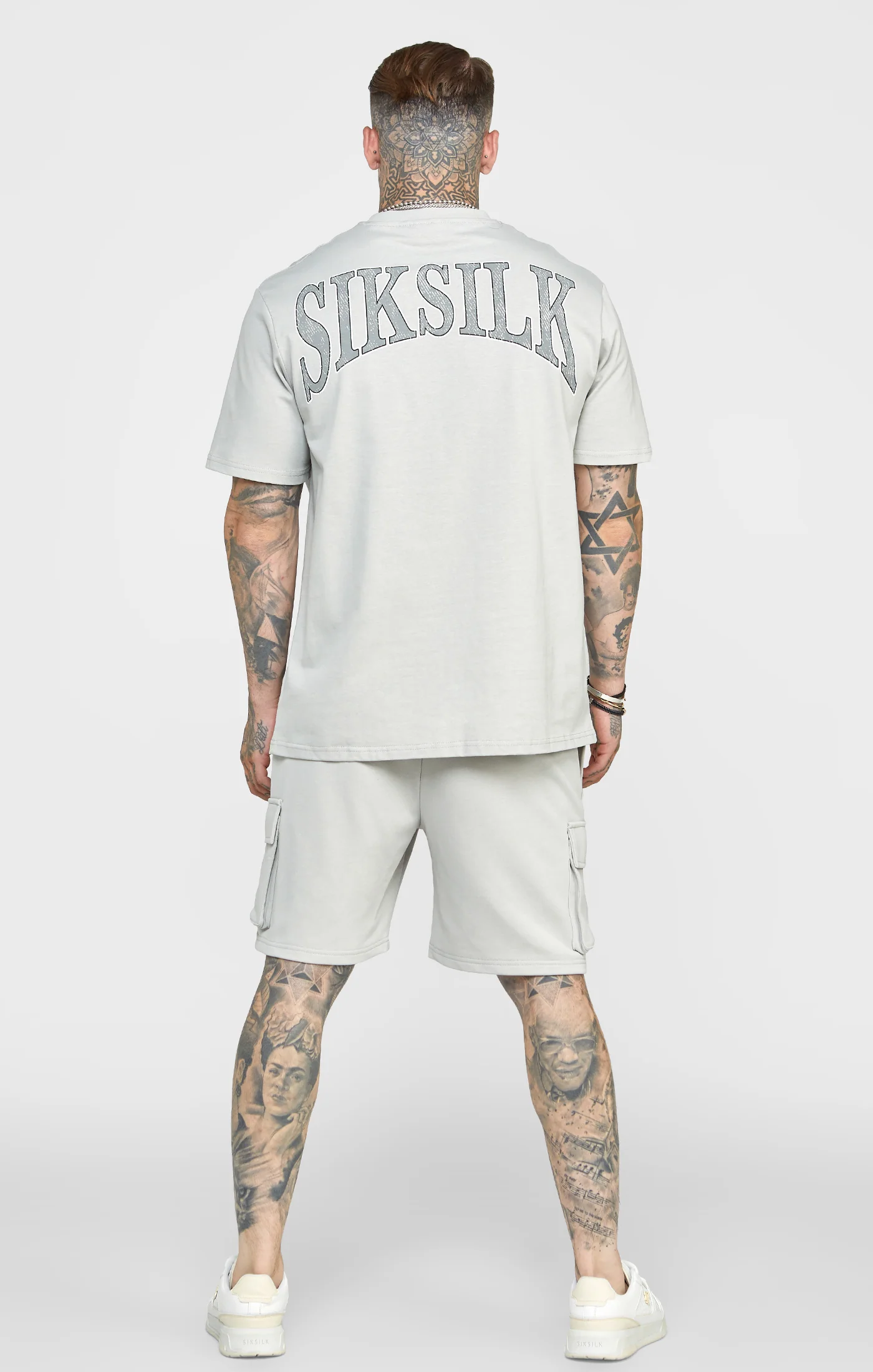 Grey Varsity Oversized T-Shirt - Image 5