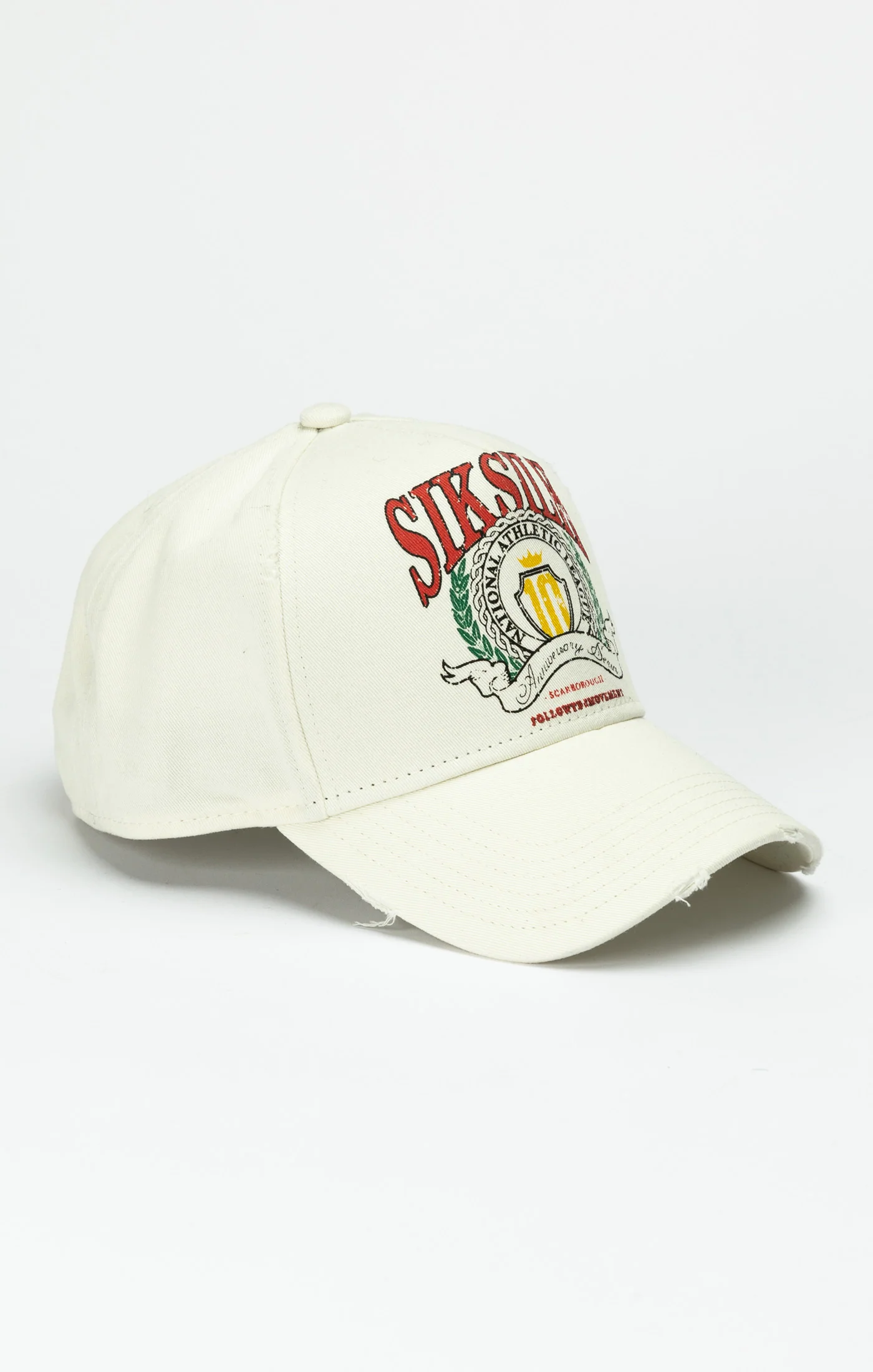 Ecru Varsity Trucker Cap