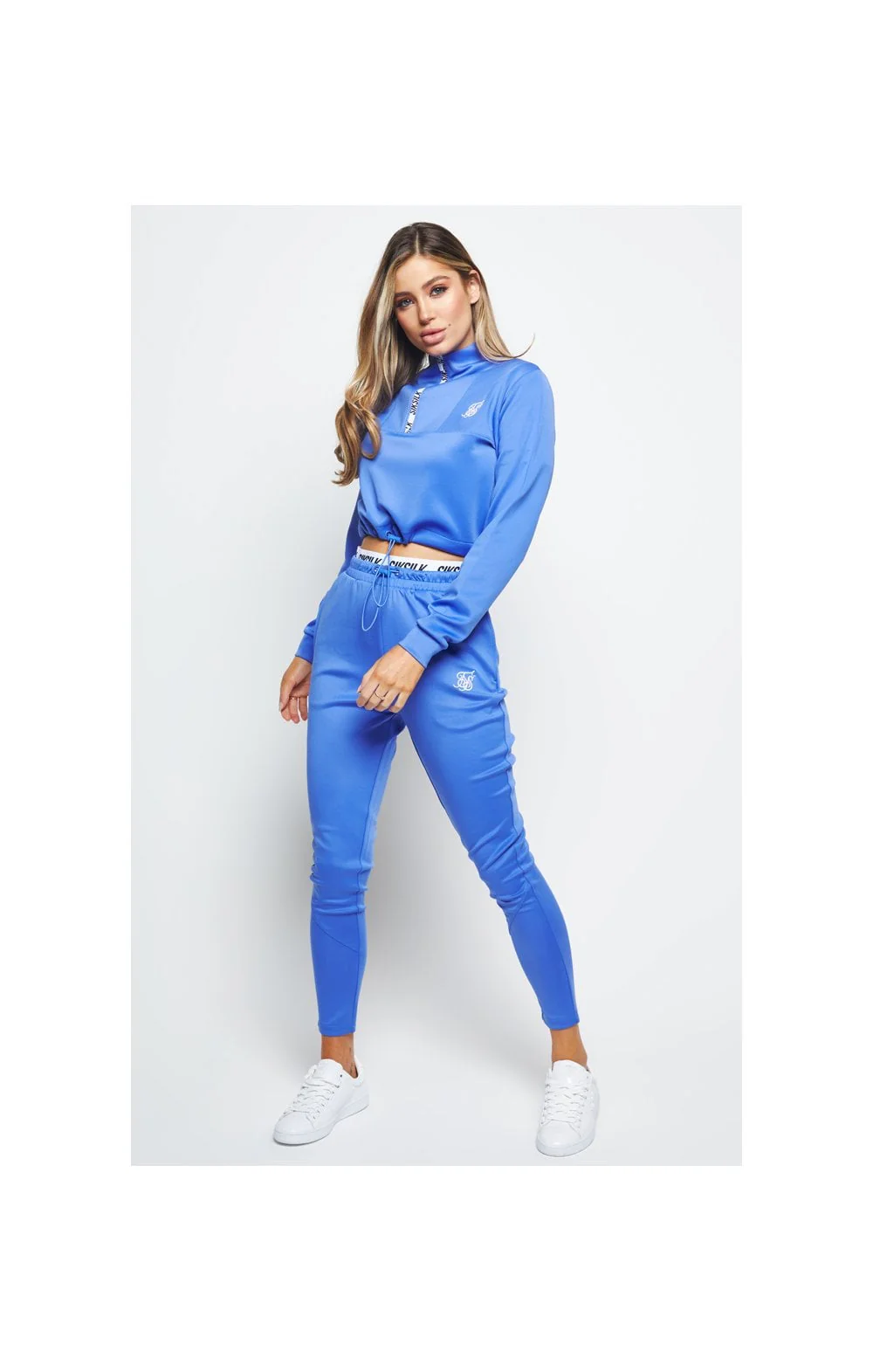 SikSilk Velocity Track Pants - Blue - Image 7