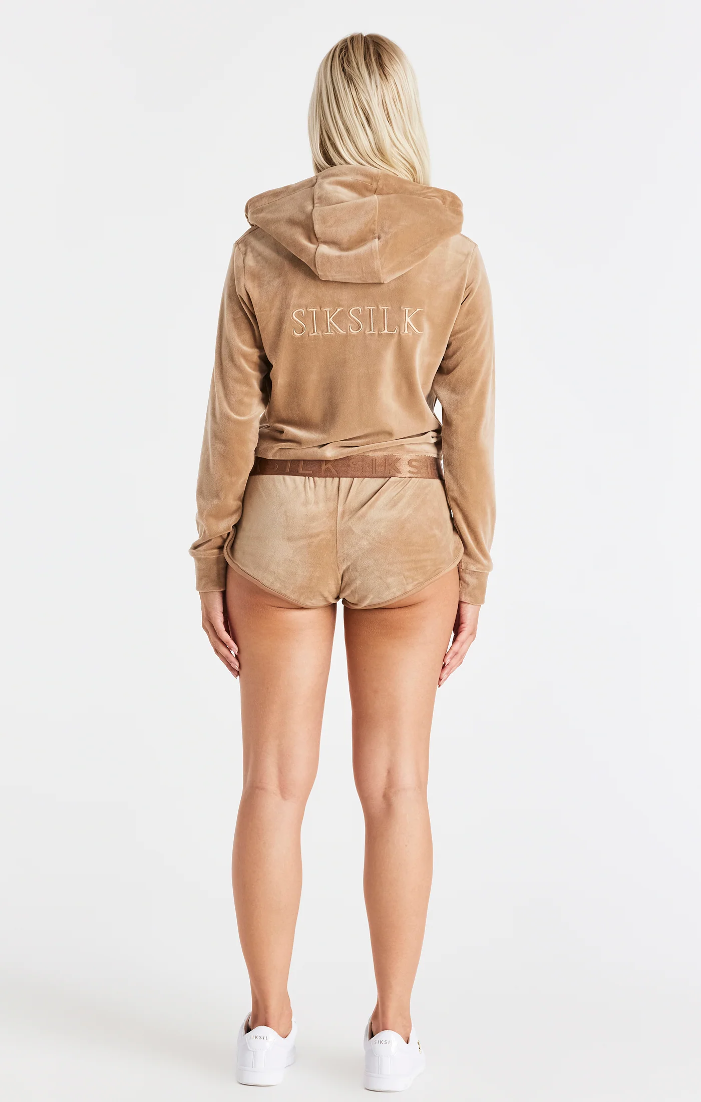 Gold Velour Zip Thru Jacket - Image 10