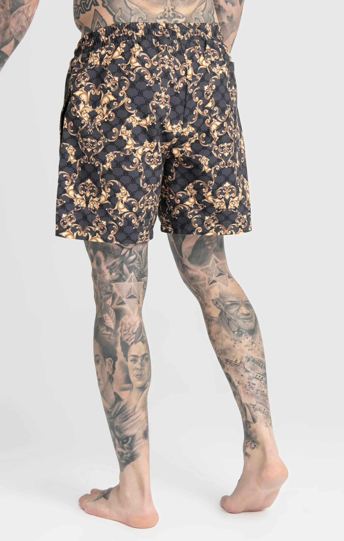Black Venetian Swim Short - Image 3
