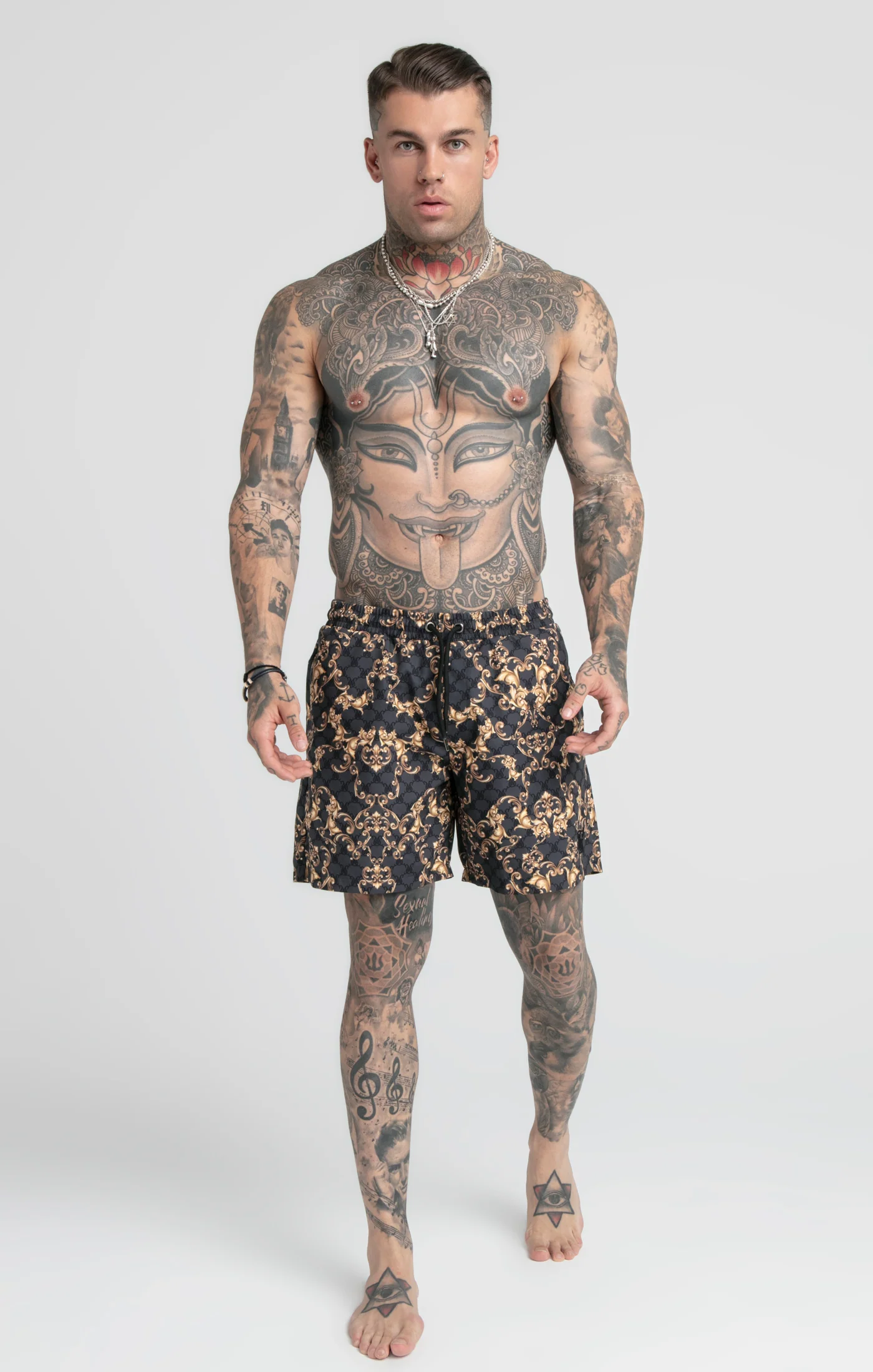 Black Venetian Swim Short - Image 4