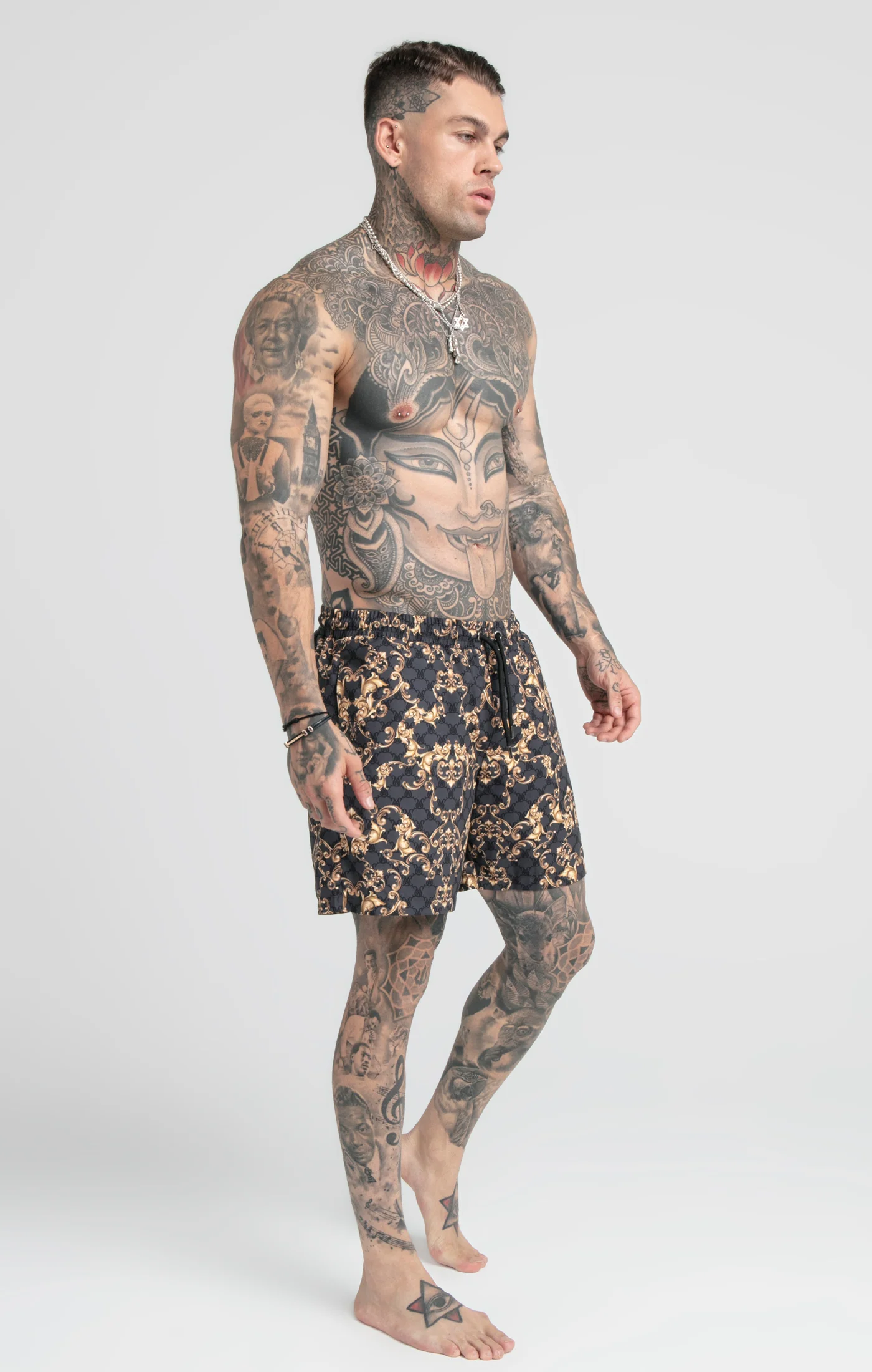 Black Venetian Swim Short - Image 5