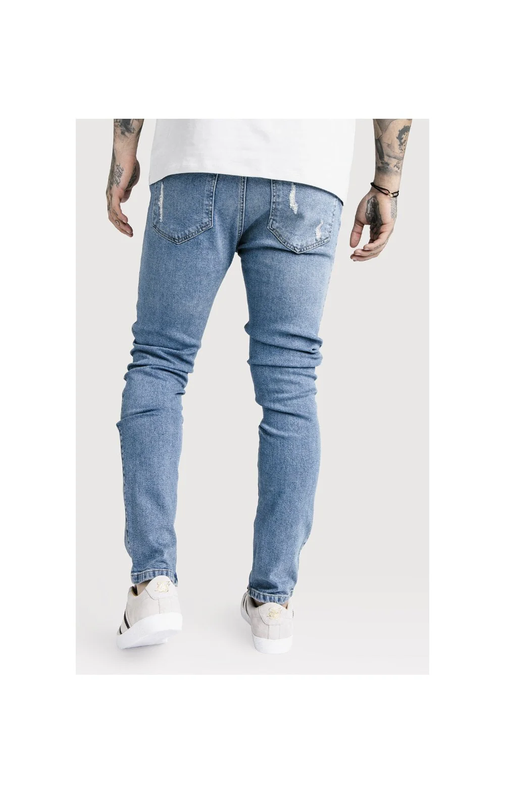 SikSilk Vintage Denim - Blue - Image 5