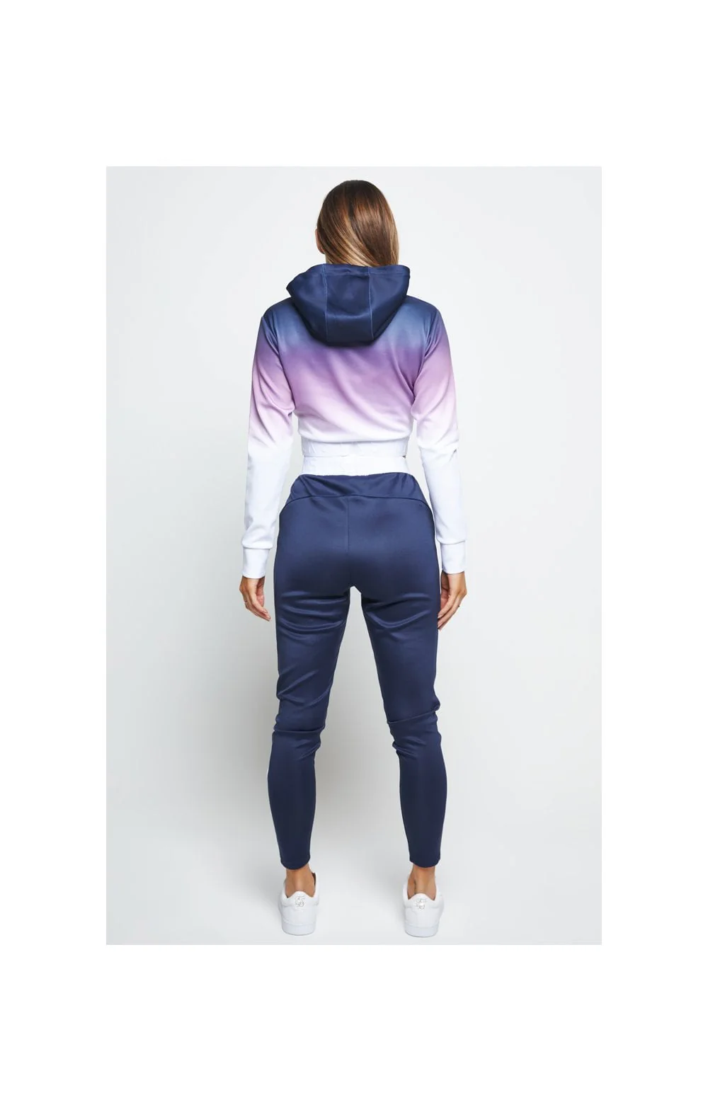 SikSilk Violet Fade Track Pants - Navy - Image 5