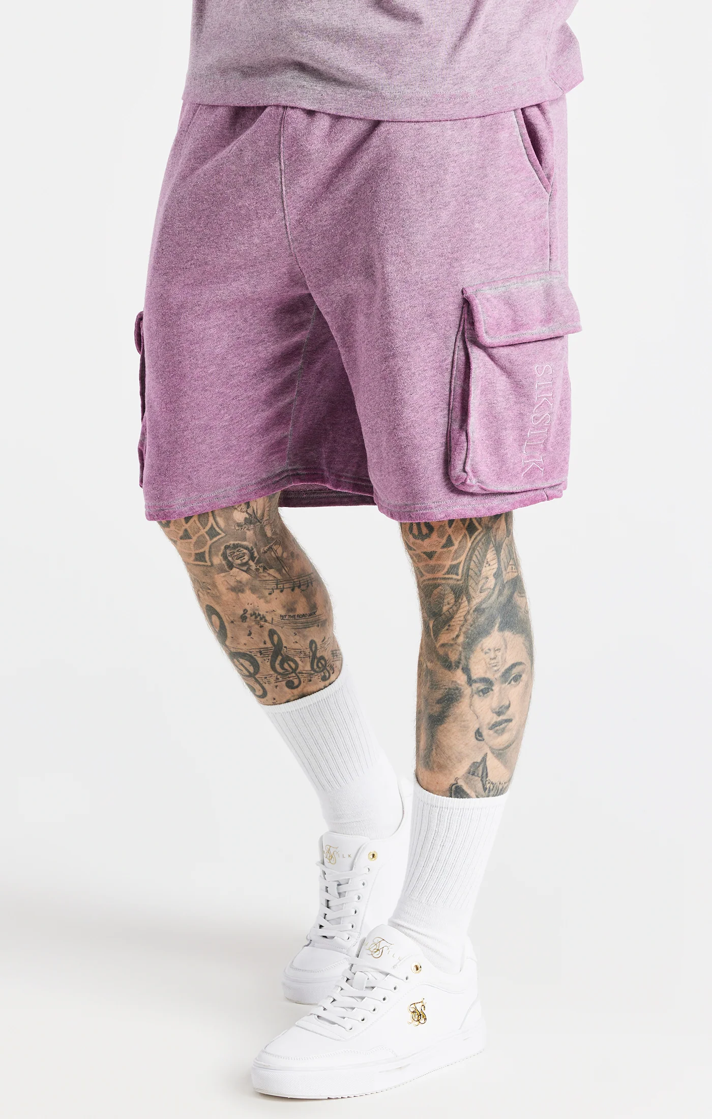 Pink Washed Cargo Short