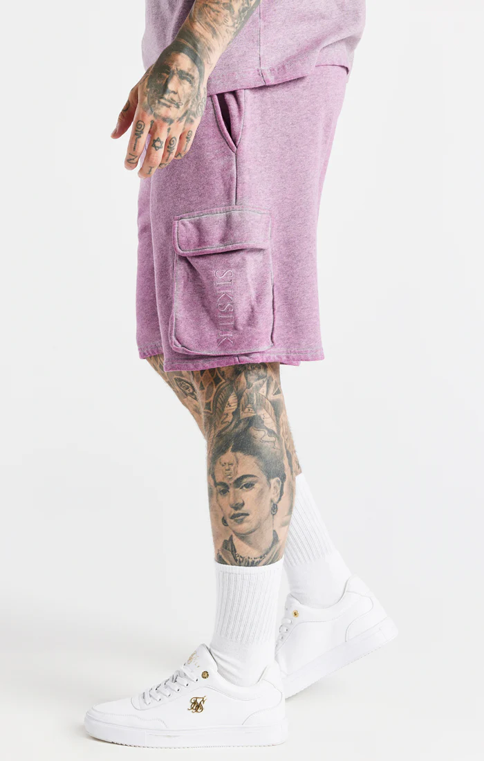 Pink Washed Cargo Short - Image 2