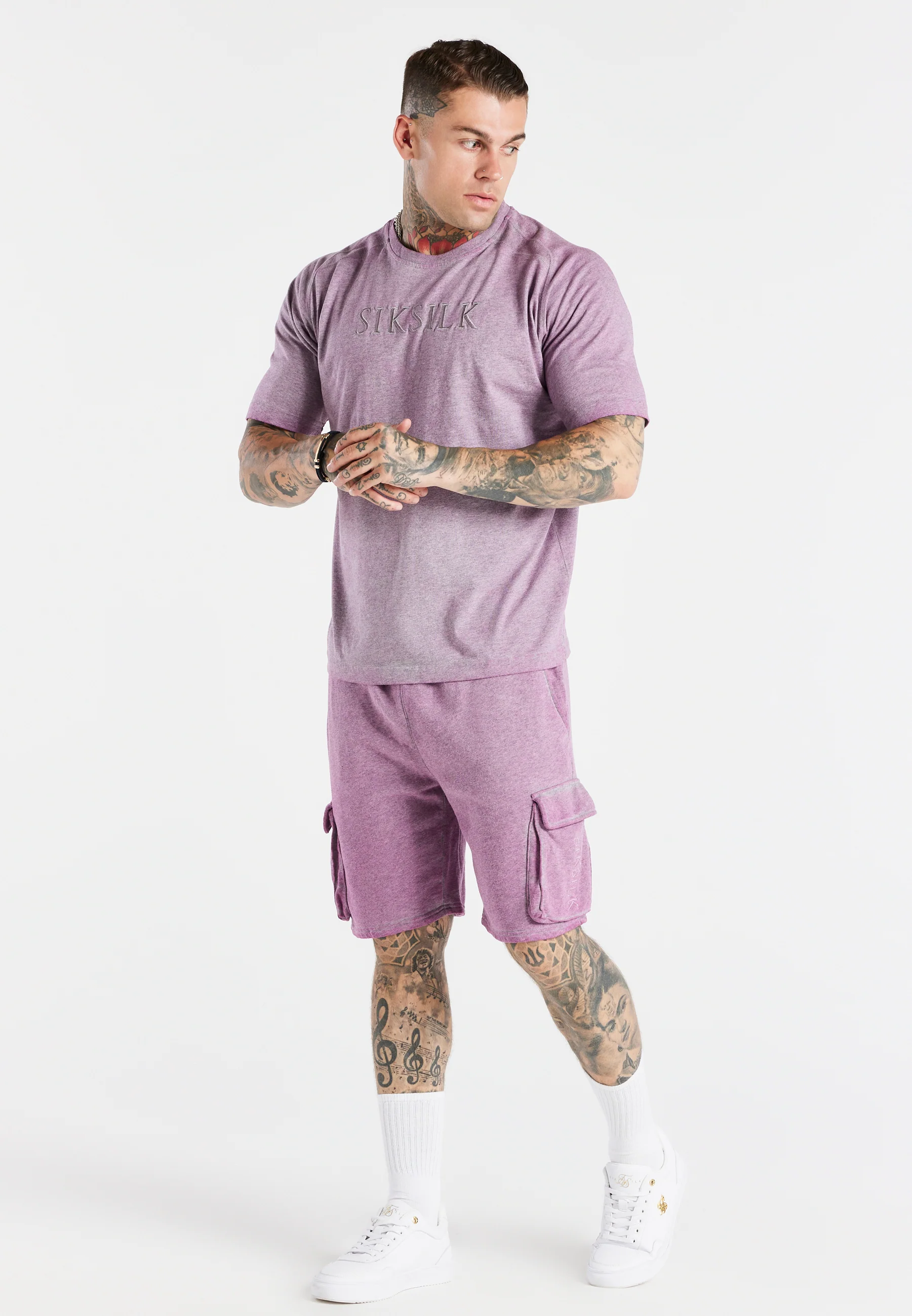 Pink Washed Cargo Short - Image 5