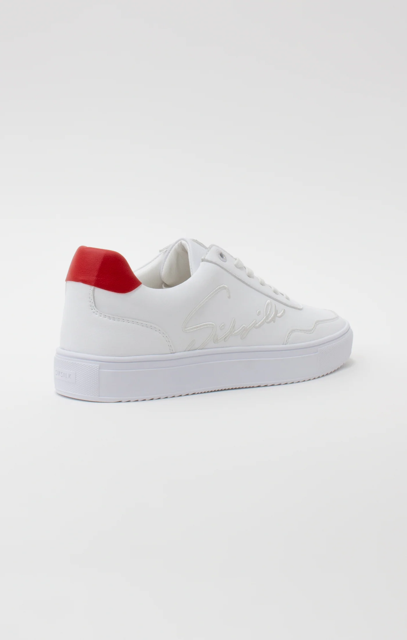 White Low-Top Trainer - Image 3