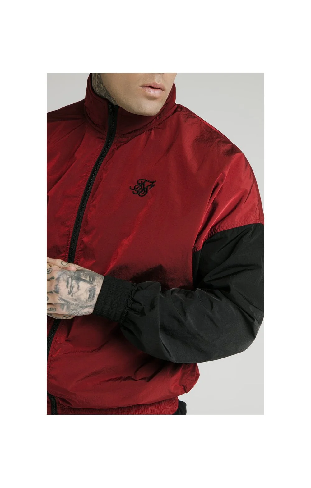 SikSilk Windrunner – Red & Black - Image 2