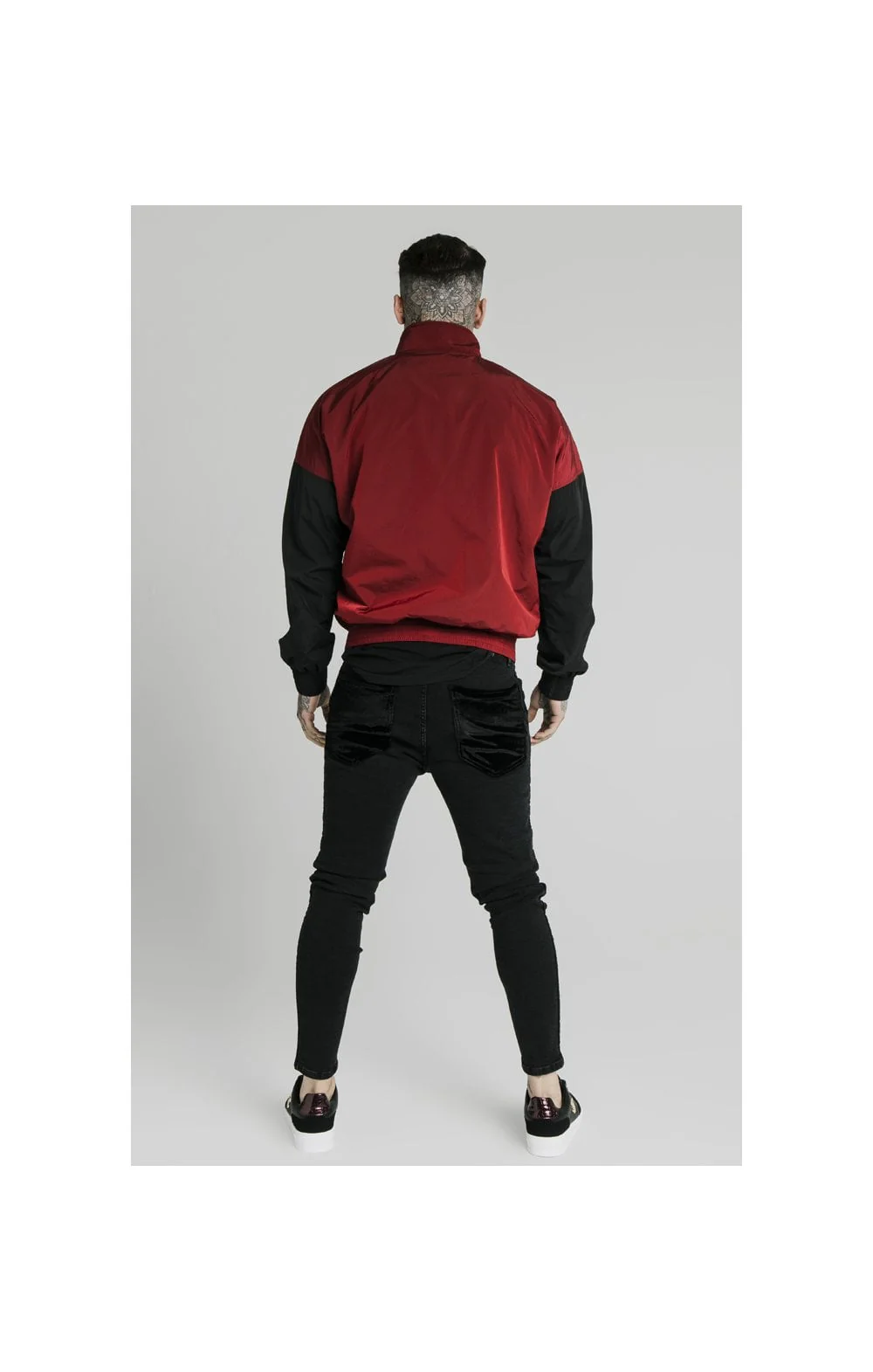 SikSilk Windrunner – Red & Black - Image 7