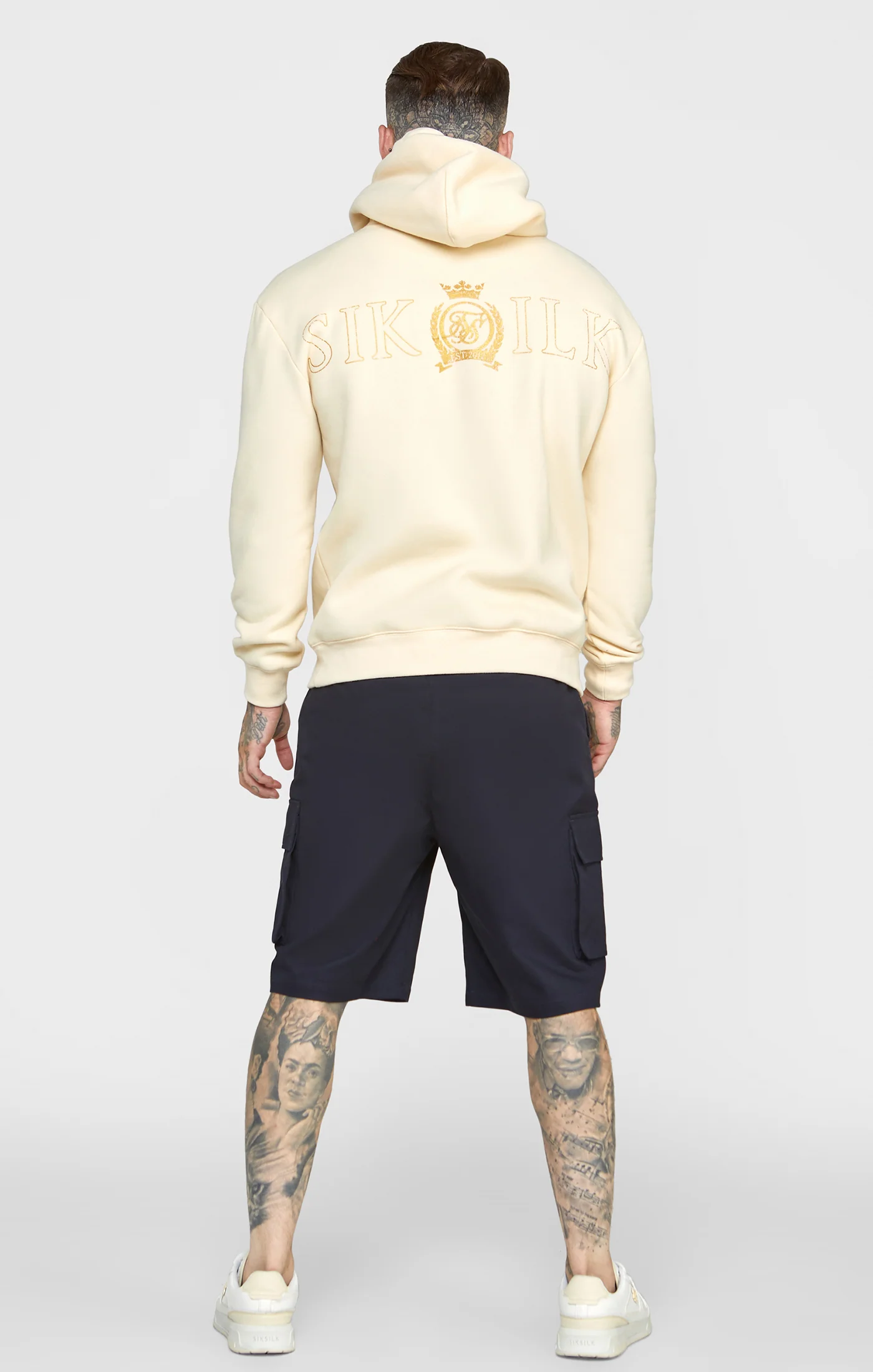 Navy Woven Cargo Short - Image 5