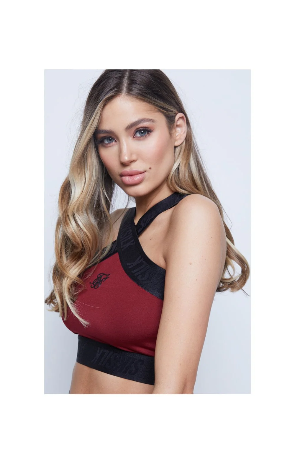 SikSilk Wrap Tape Bralette - Red