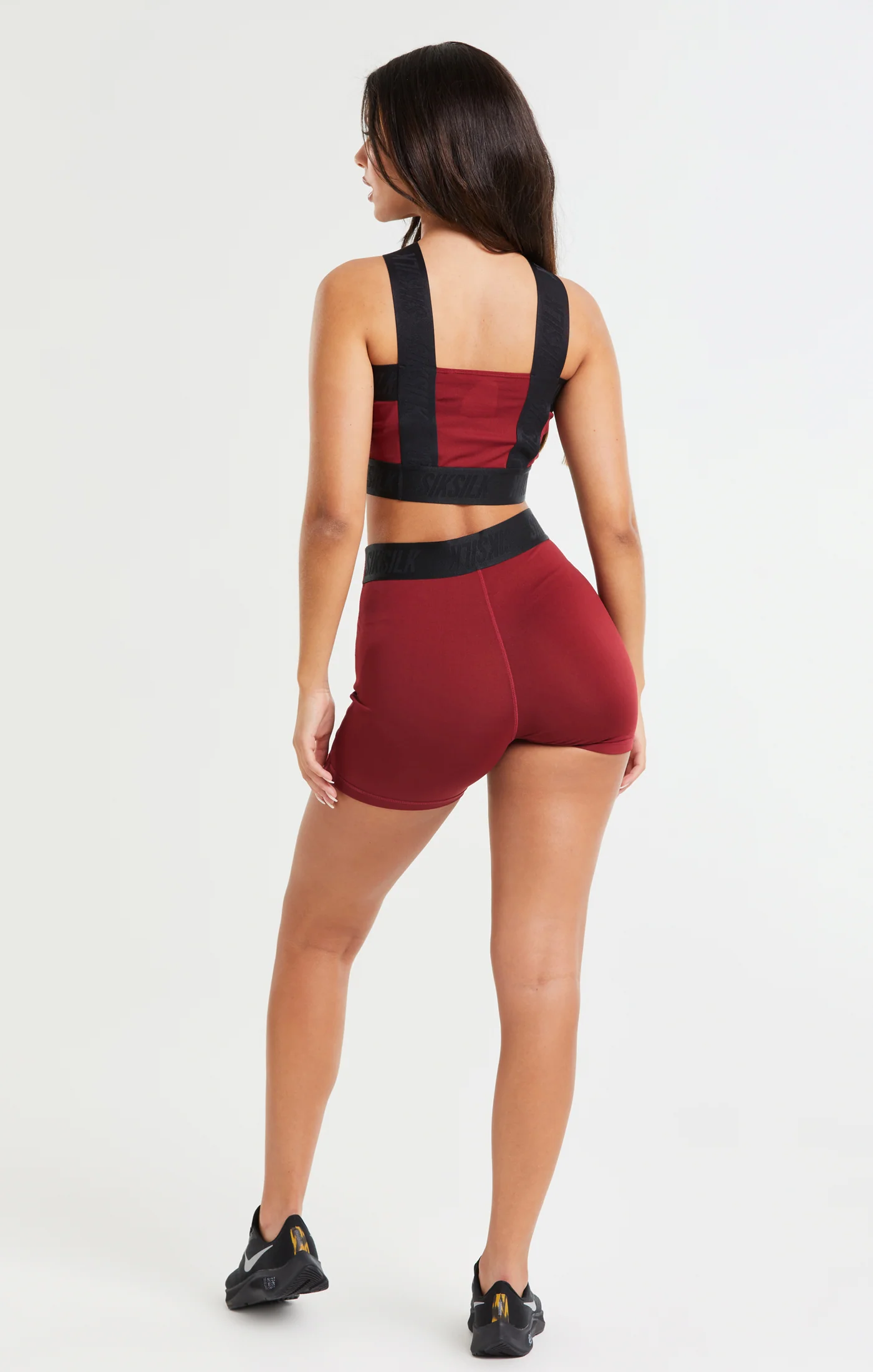 SikSilk Wrap Tape Gym Shorts – Red - Image 5