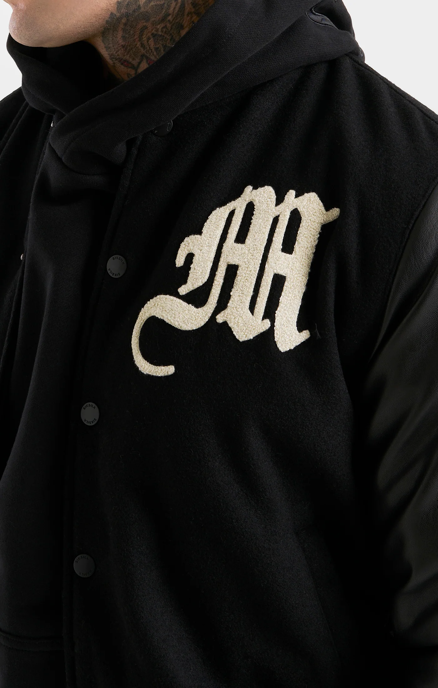Messi x SikSilk Black Bomber Jacket - Image 2
