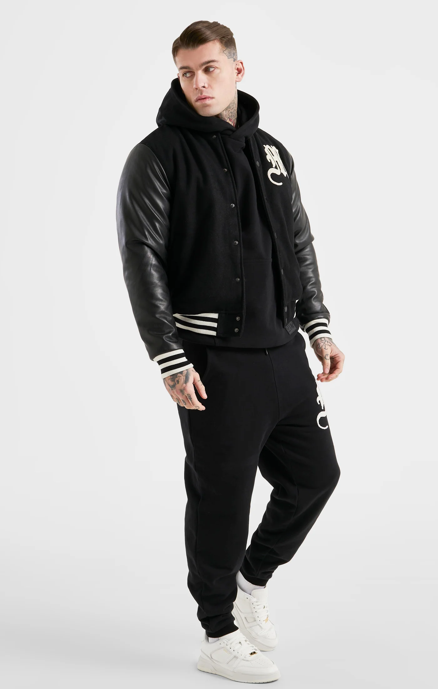 Messi x SikSilk Black Bomber Jacket - Image 4