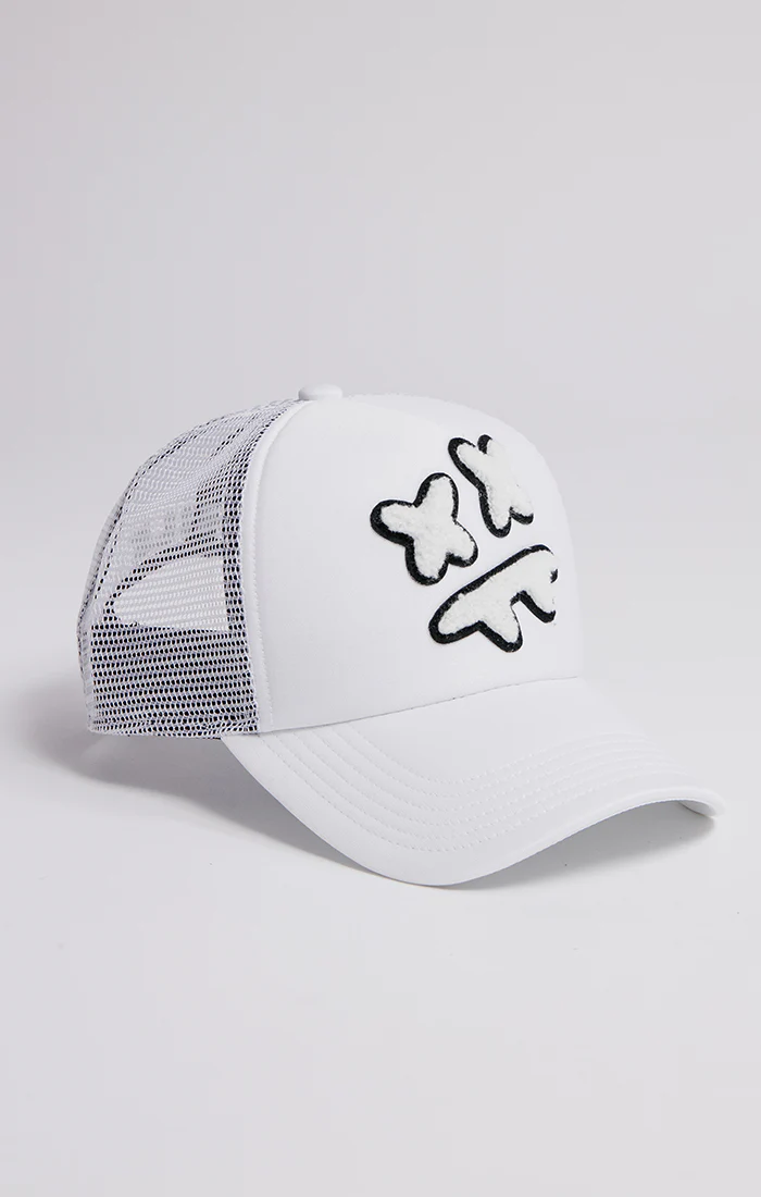 SikSilk X Steve Aoki Mesh Trucker Cap – Black & White