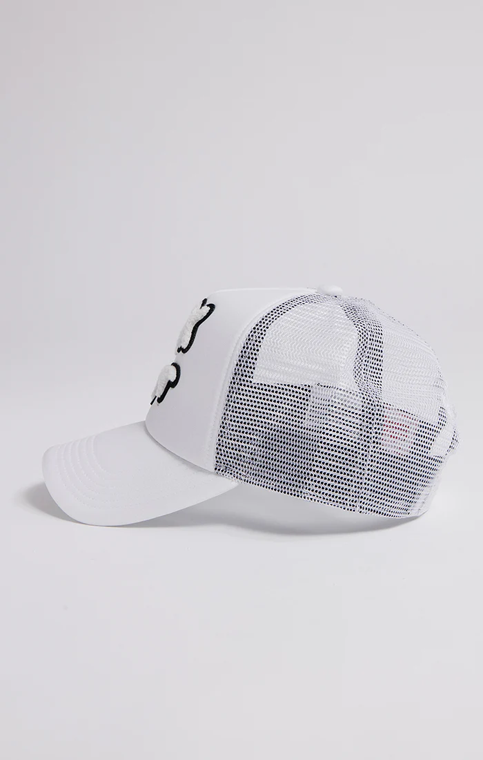SikSilk X Steve Aoki Mesh Trucker Cap – Black & White - Image 3