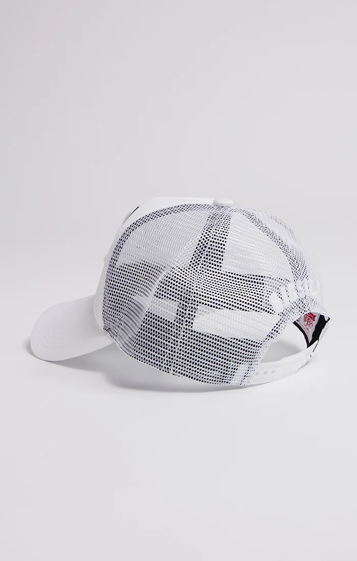 SikSilk X Steve Aoki Mesh Trucker Cap – Black & White - Image 4