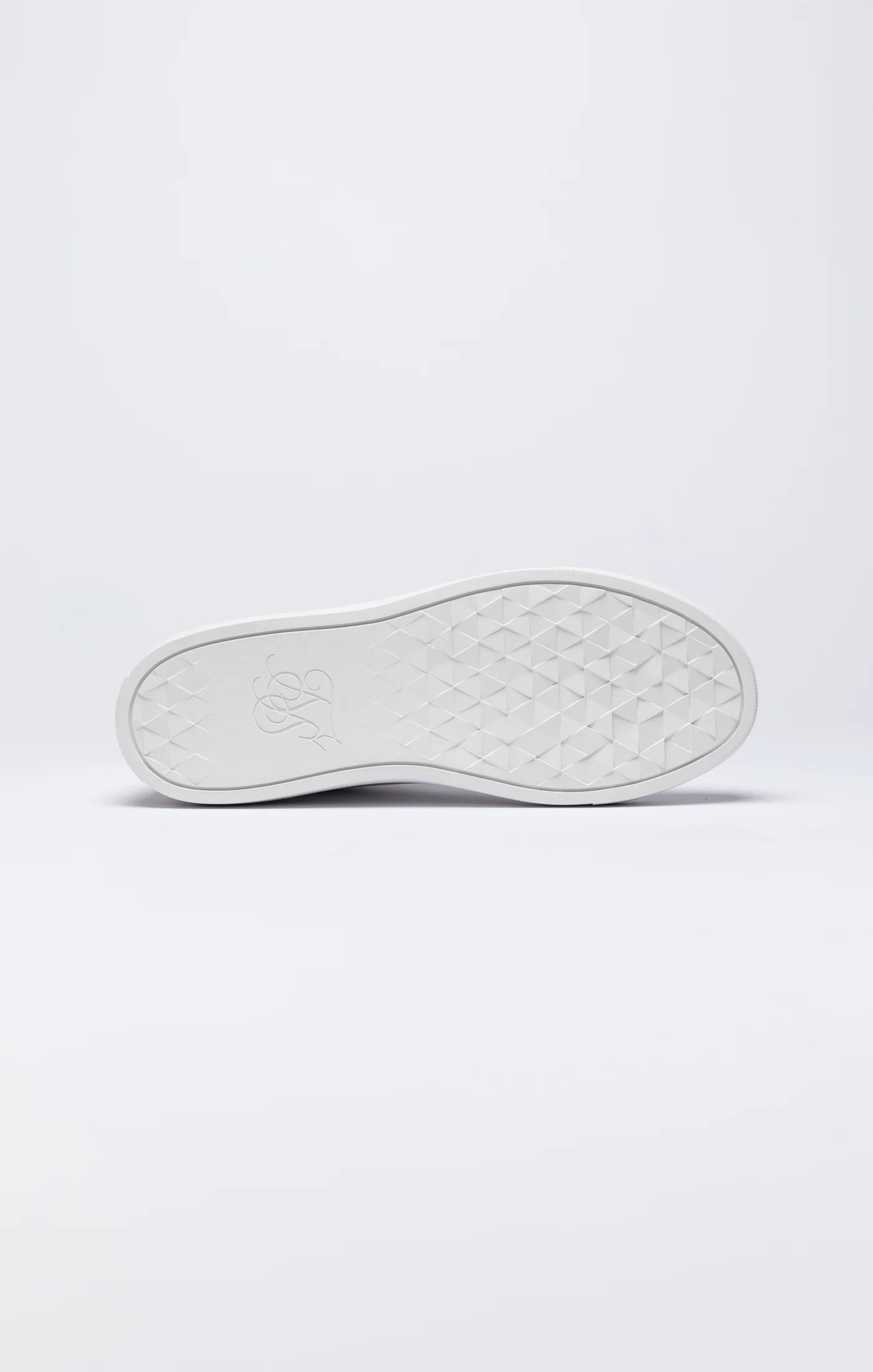 White Classic High-Top Trainer - Image 3