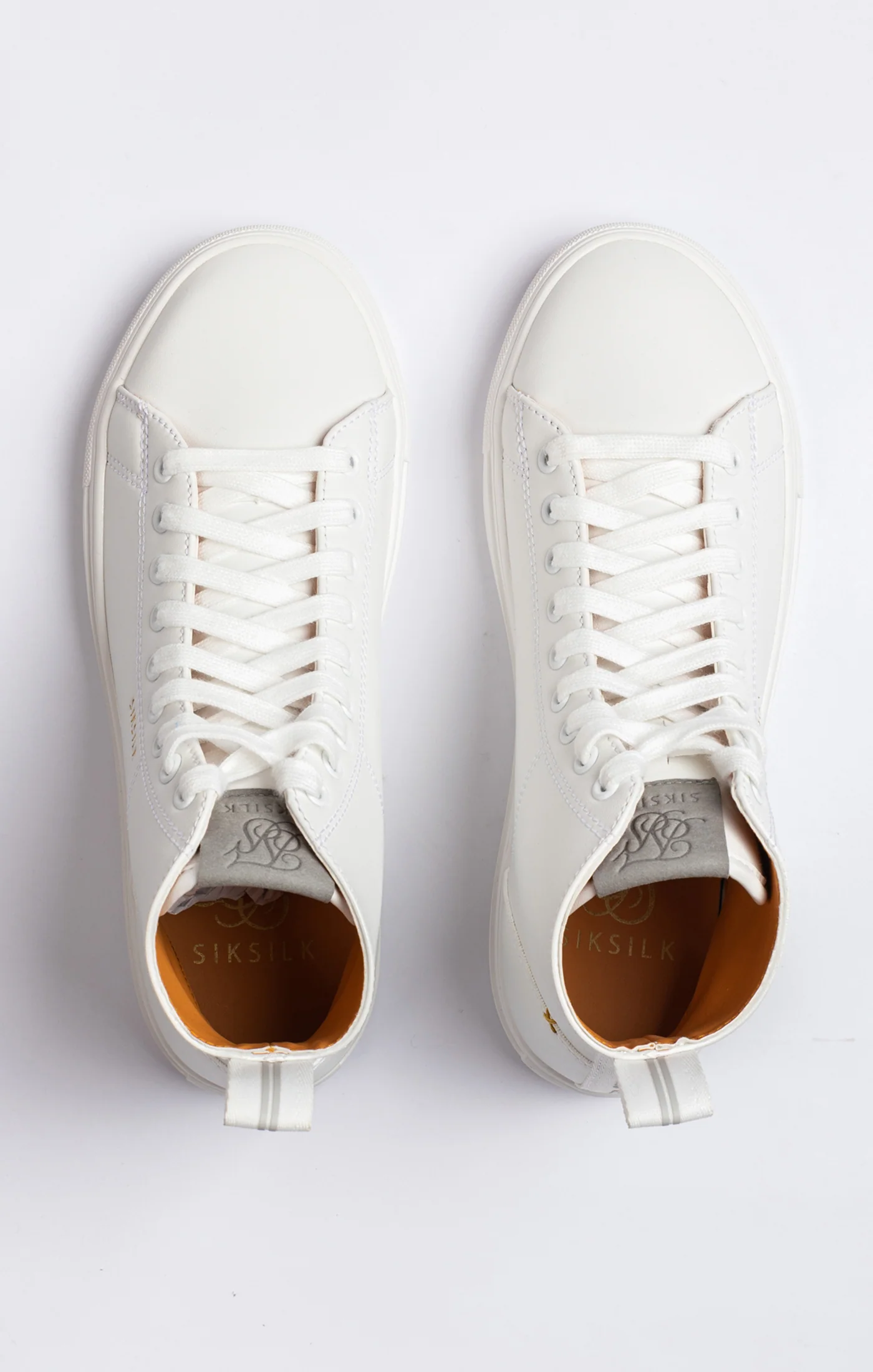 White Classic High-Top Trainer - Image 6