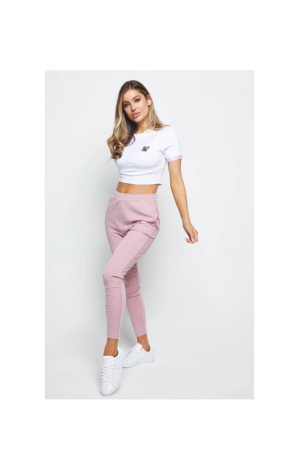 SikSilk Zephyr Track Pants - Pink - Image 6
