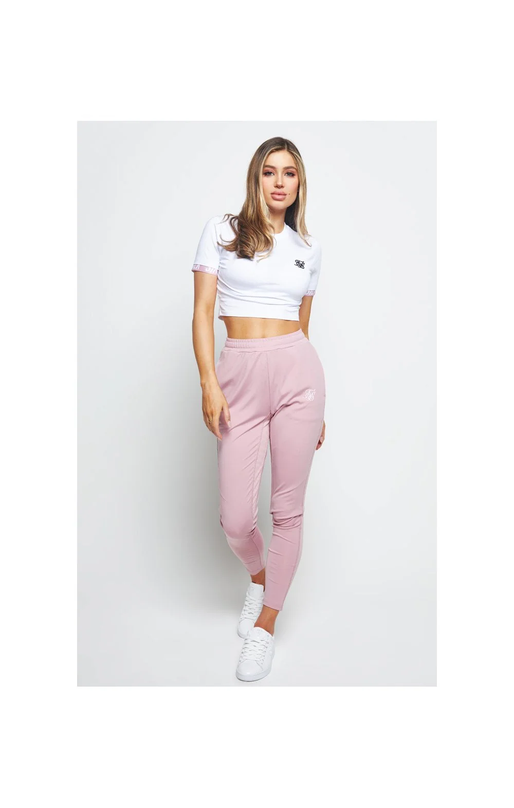 SikSilk Zephyr Track Pants - Pink - Image 7