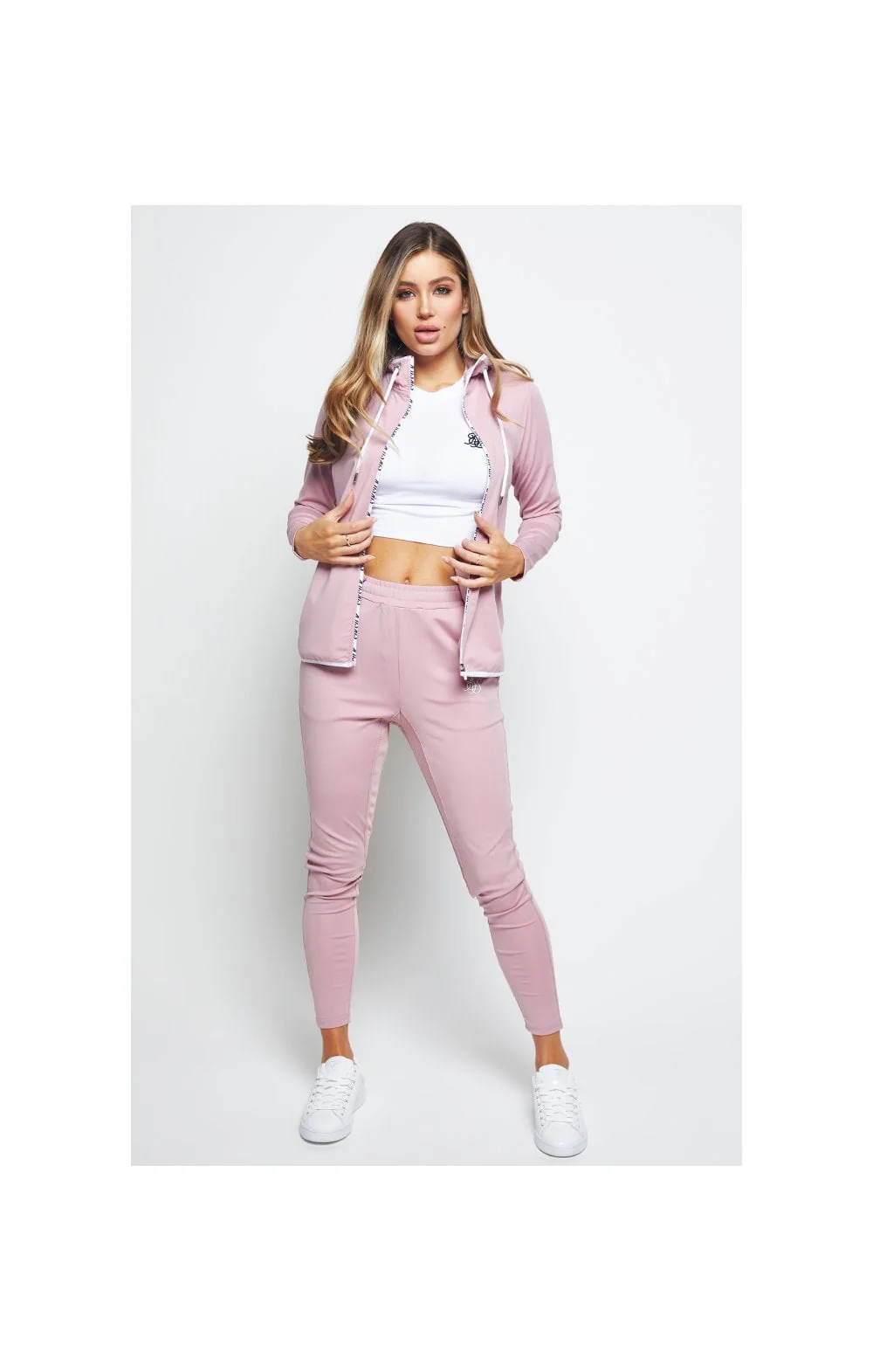 SikSilk Zephyr Track Top - Pink - Image 6