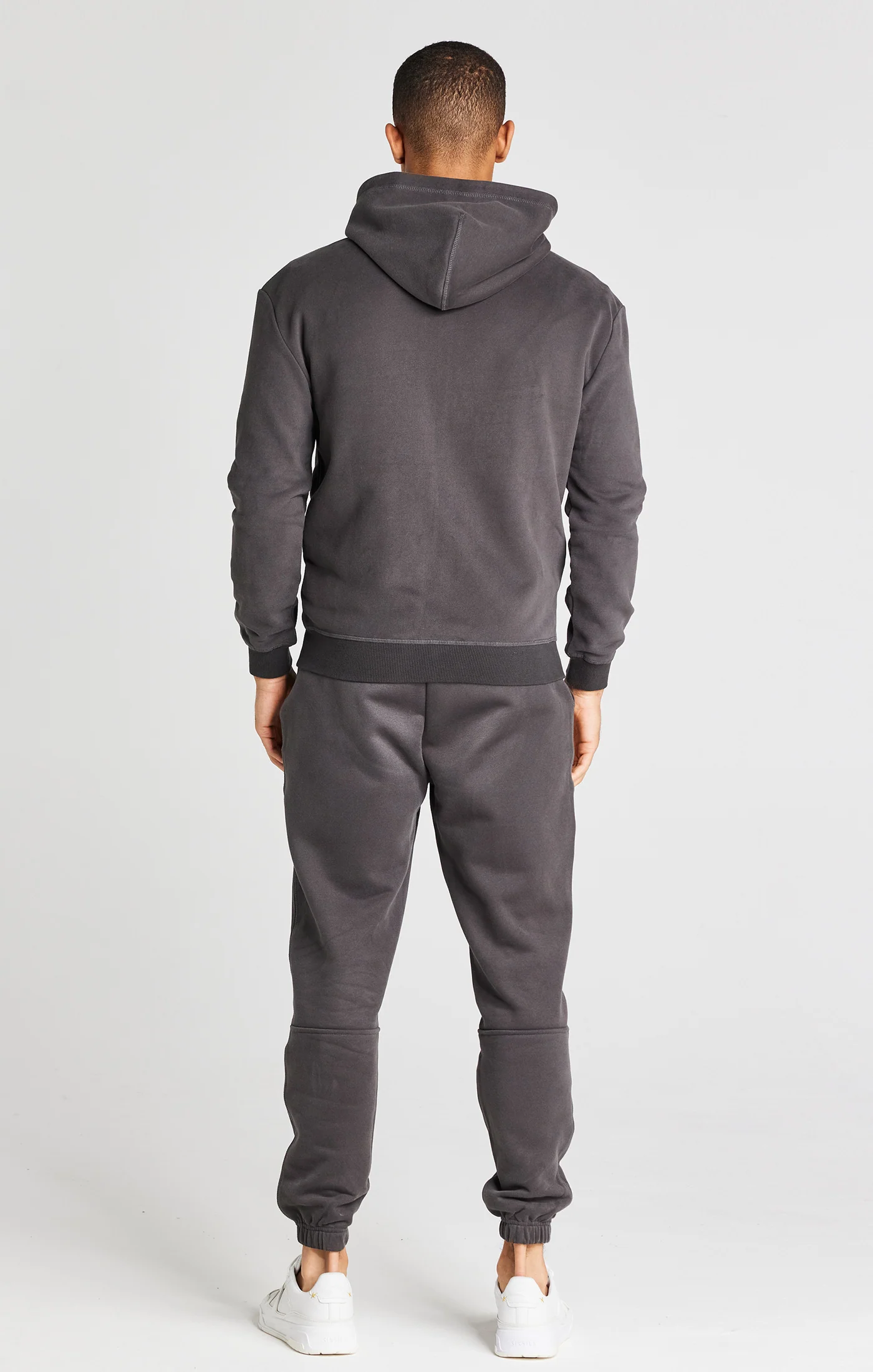 Black Foundation Zip Through Hoodie - Image 5