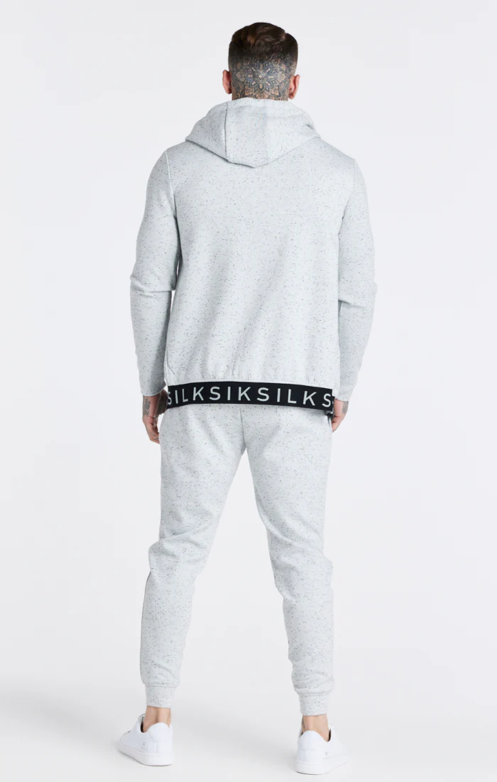 Grey Zip Through Hoodie - Image 6