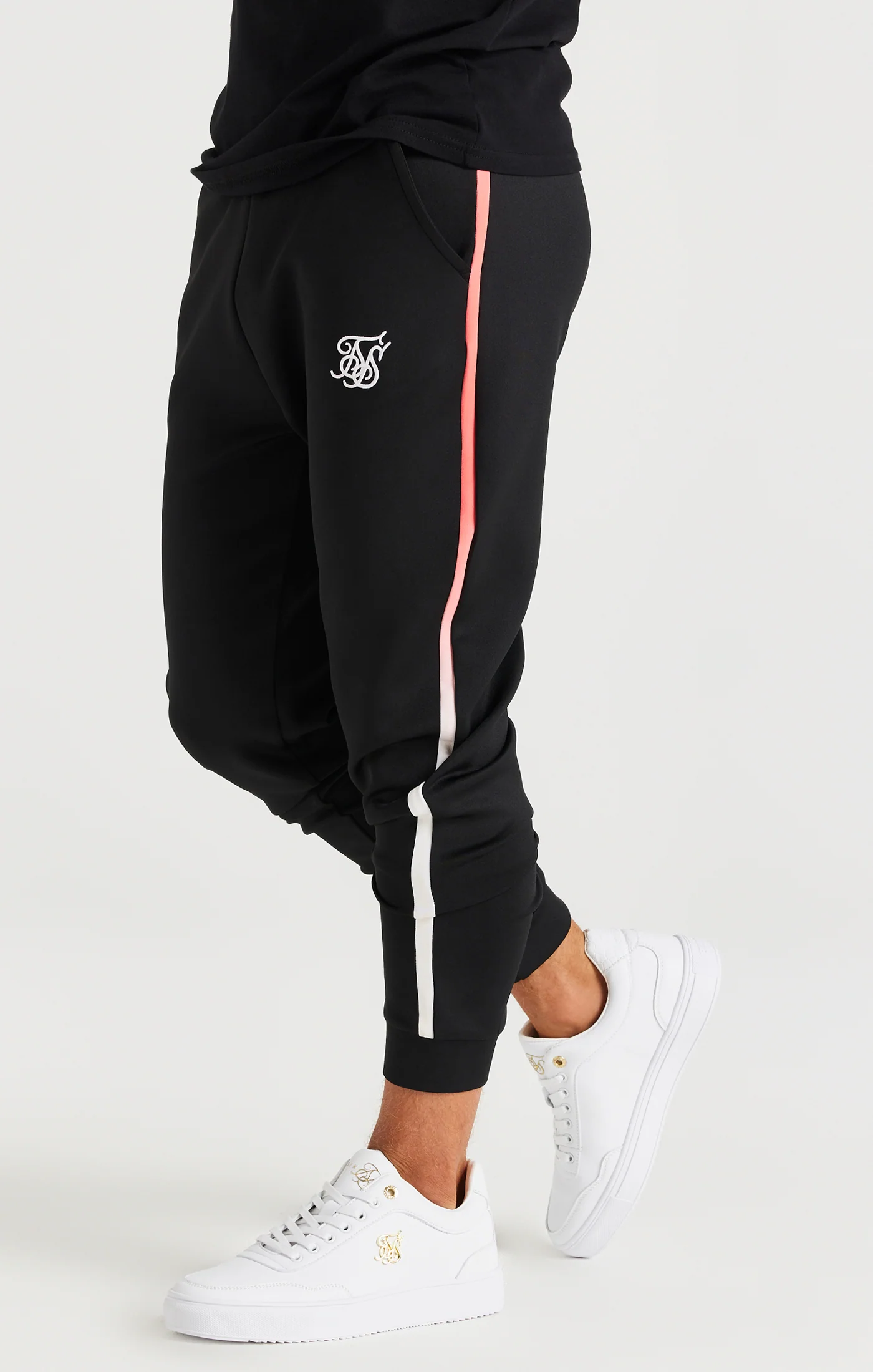 SikSilk Zonal Fade Performance Trousers - Black