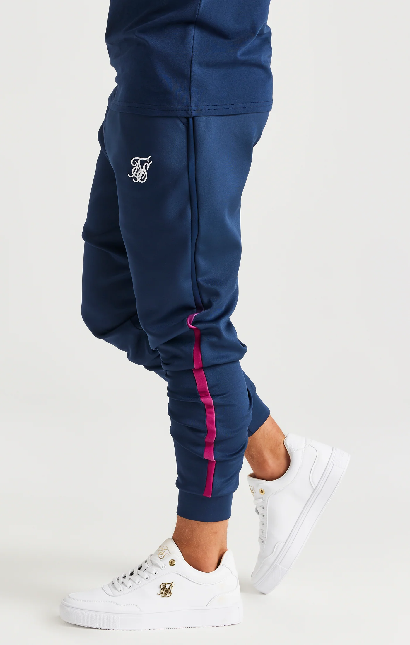 SikSilk Zonal Fade Performance Trousers - Navy - Image 2