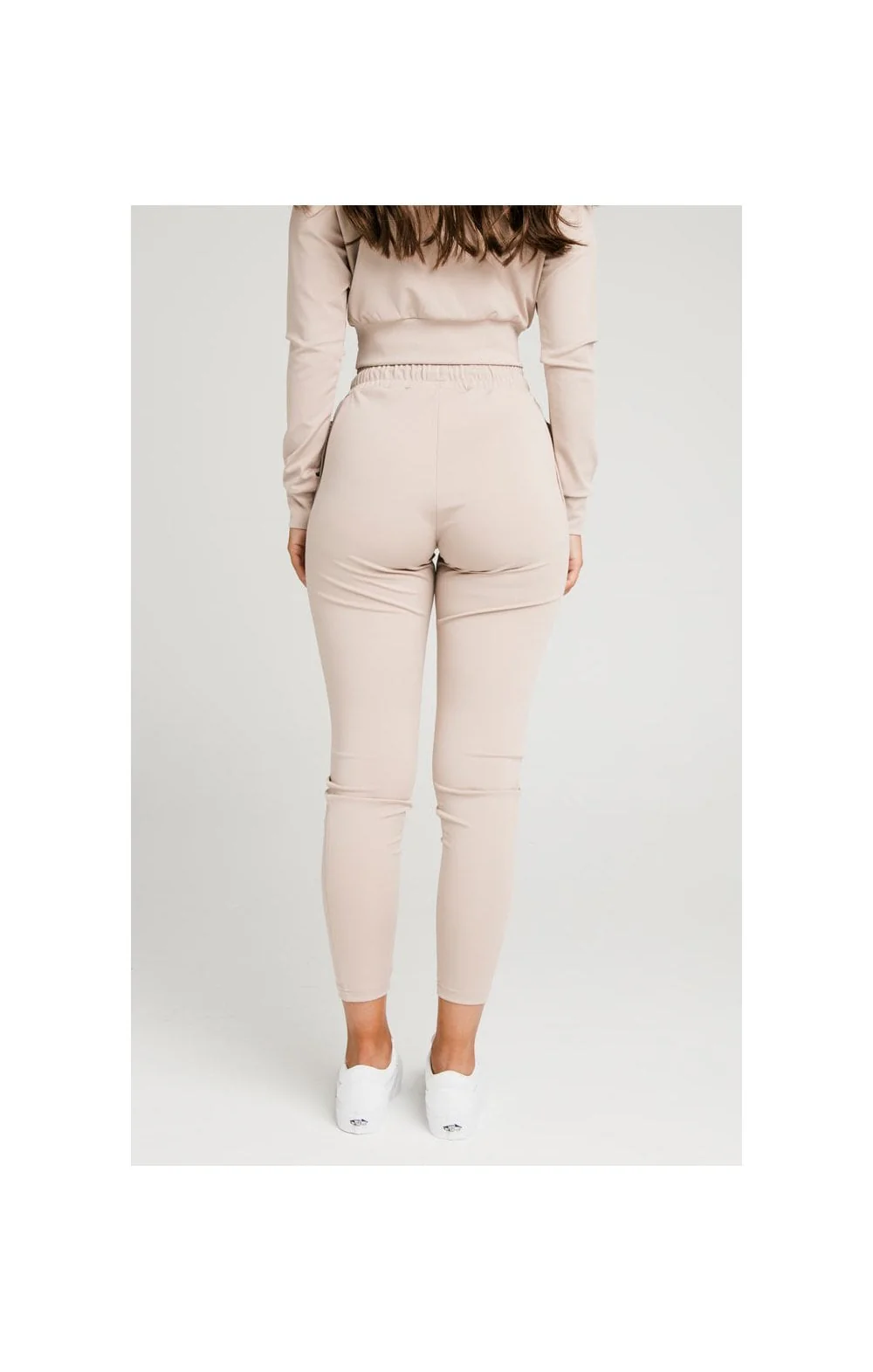 Beige Essential Track Pant - Image 5