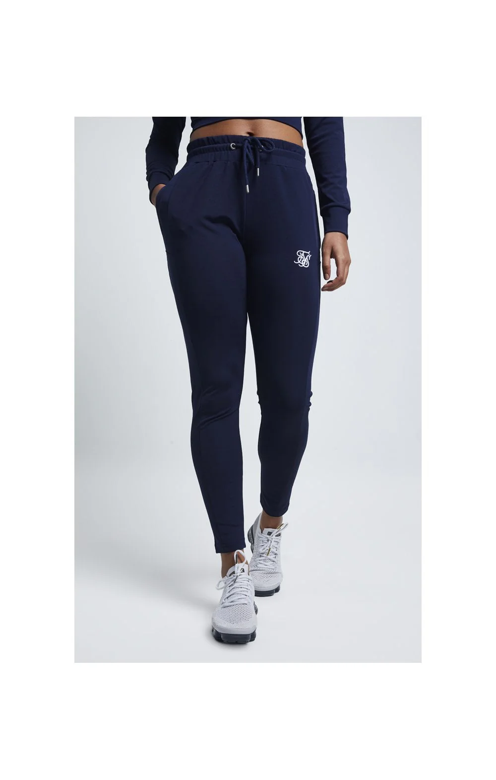 SikSilk Zonal Track Pants – Navy - Image 2