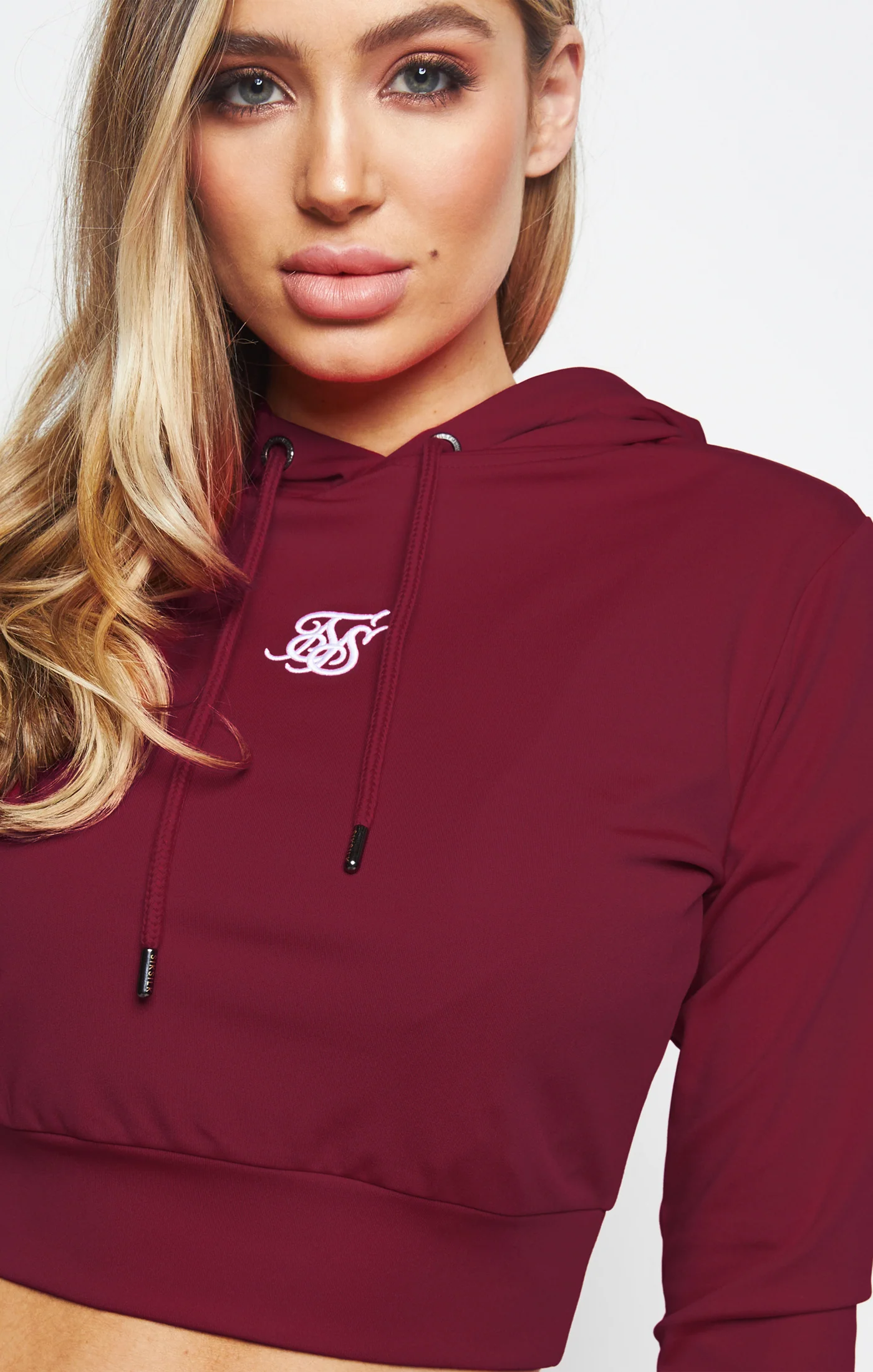 SikSilk Zonal Track Top - Burgundy - Image 2