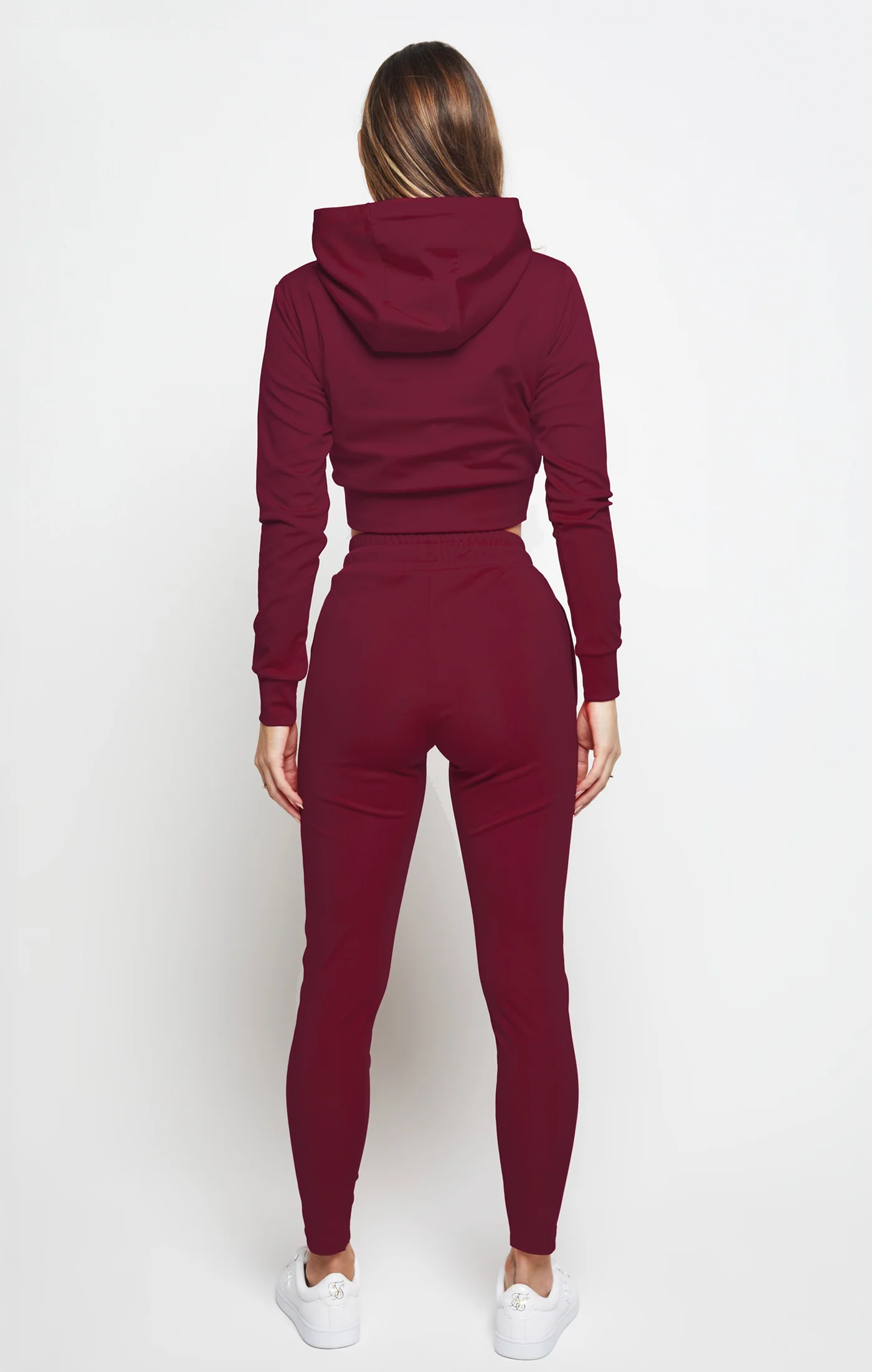 SikSilk Zonal Track Top - Burgundy - Image 5